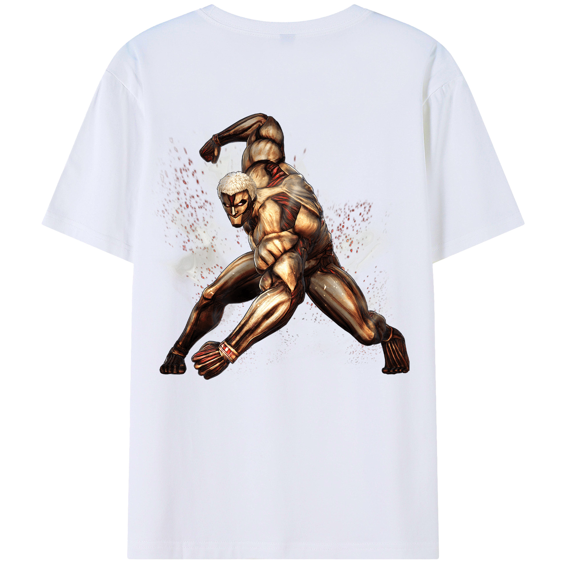 （画像用） 進撃の巨人 Attack on Titan レディース半袖Tシャツ(バックプリント)