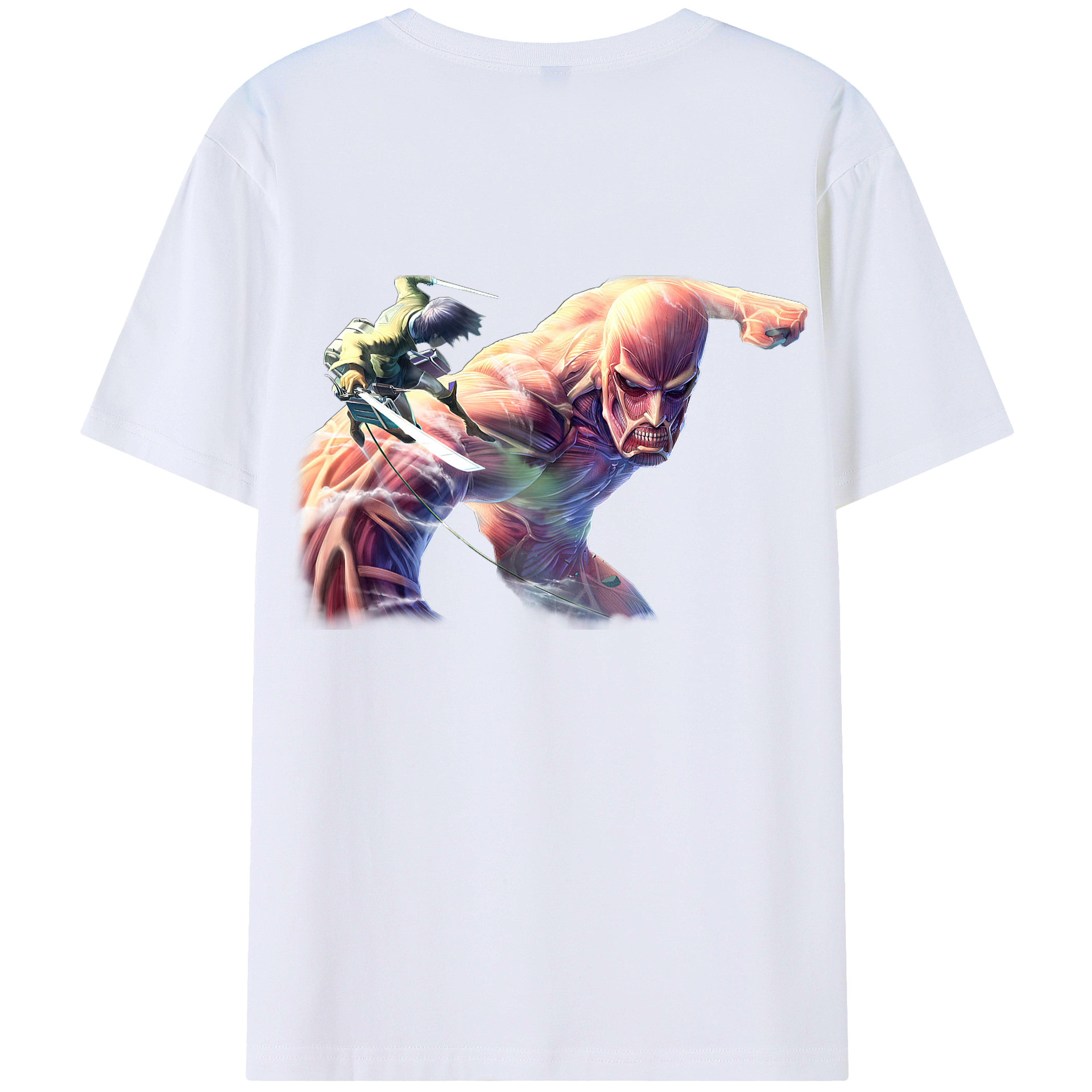 （画像用） 進撃の巨人 Attack on Titan レディース半袖Tシャツ(バックプリント)