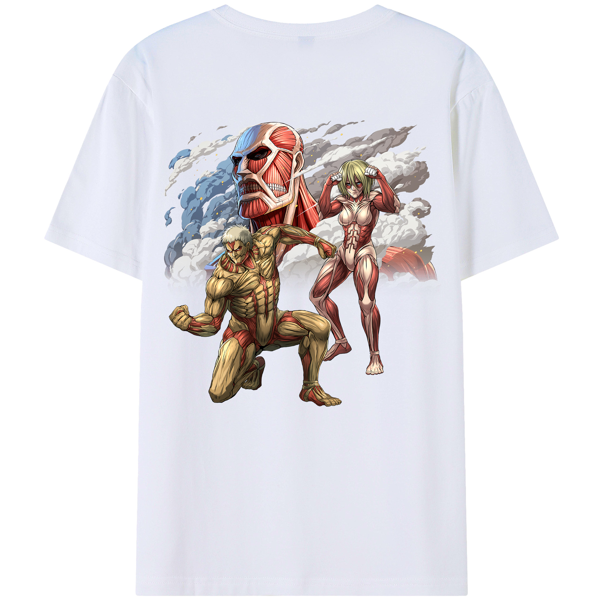 （画像用） 進撃の巨人 Attack on Titan レディース半袖Tシャツ(バックプリント)