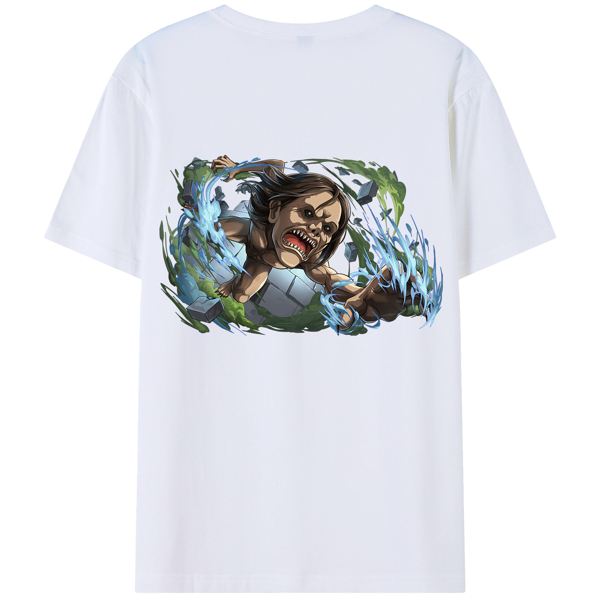 （画像用） 進撃の巨人 Attack on Titan レディース半袖Tシャツ(バックプリント)
