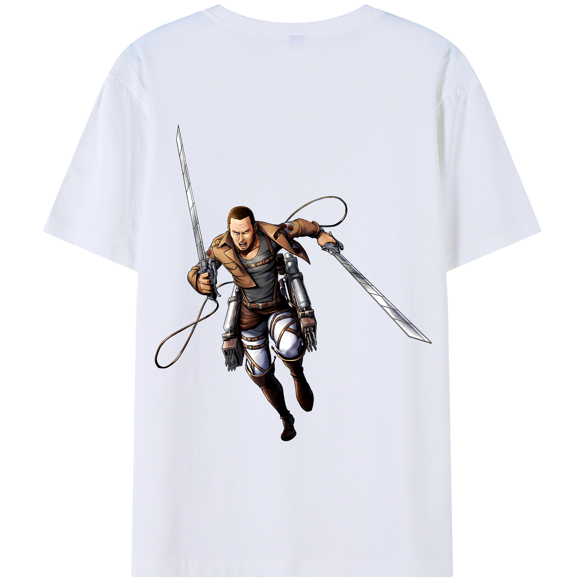 （画像用） 進撃の巨人 Attack on Titan レディース半袖Tシャツ(バックプリント)
