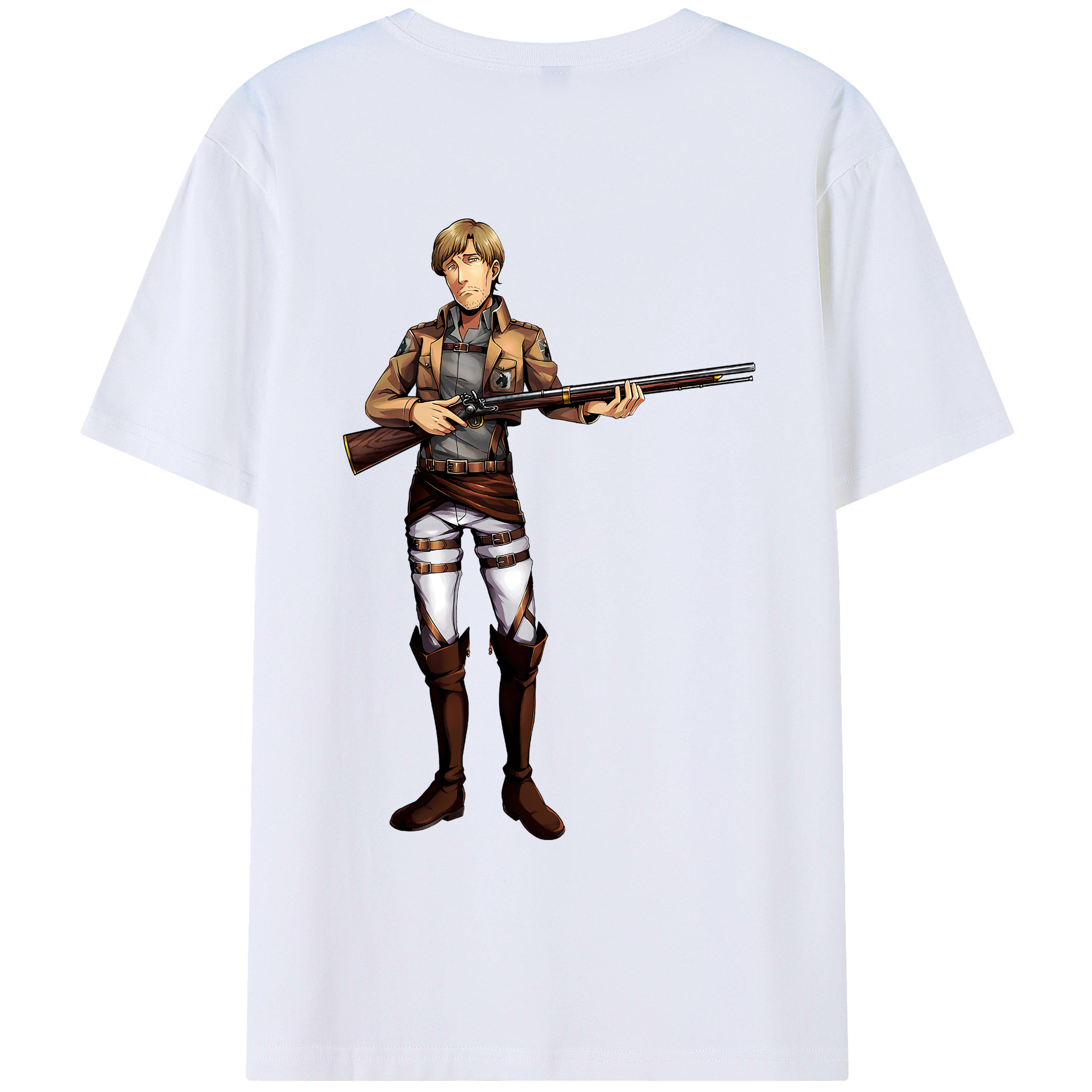 （画像用） 進撃の巨人 Attack on Titan レディース半袖Tシャツ(バックプリント)