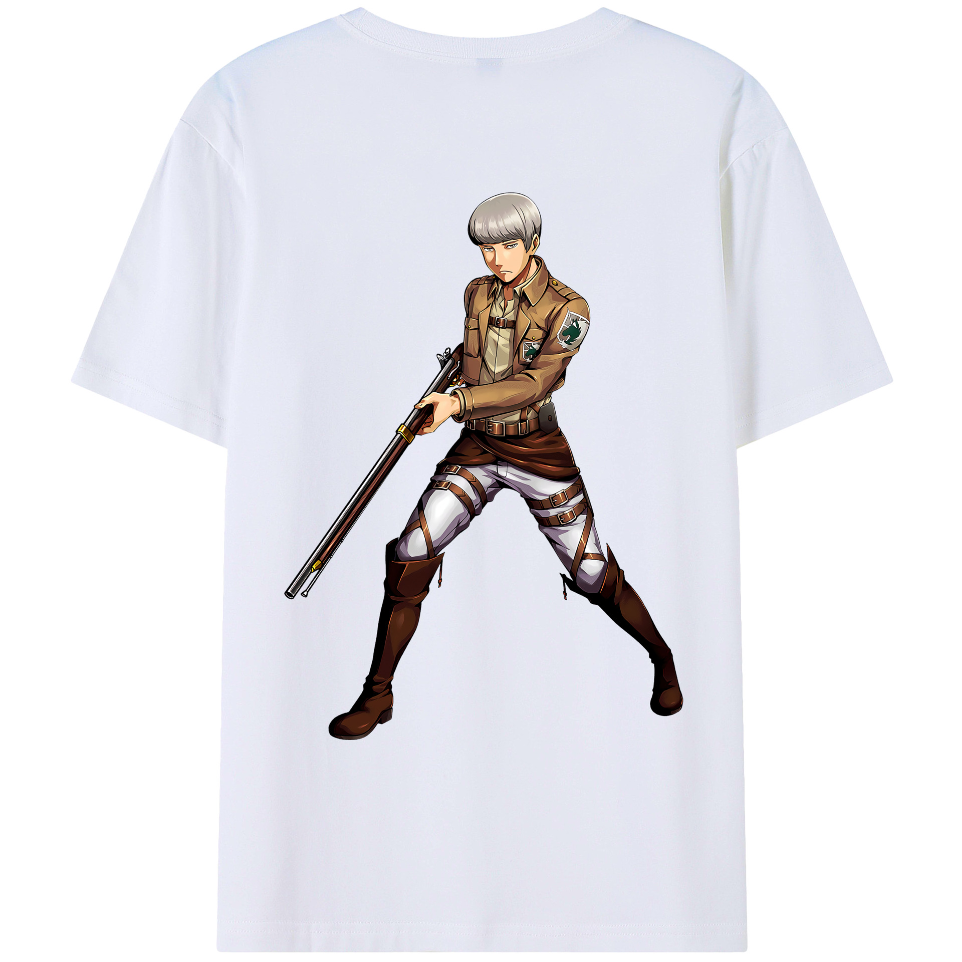 （画像用） 進撃の巨人 Attack on Titan レディース半袖Tシャツ(バックプリント)