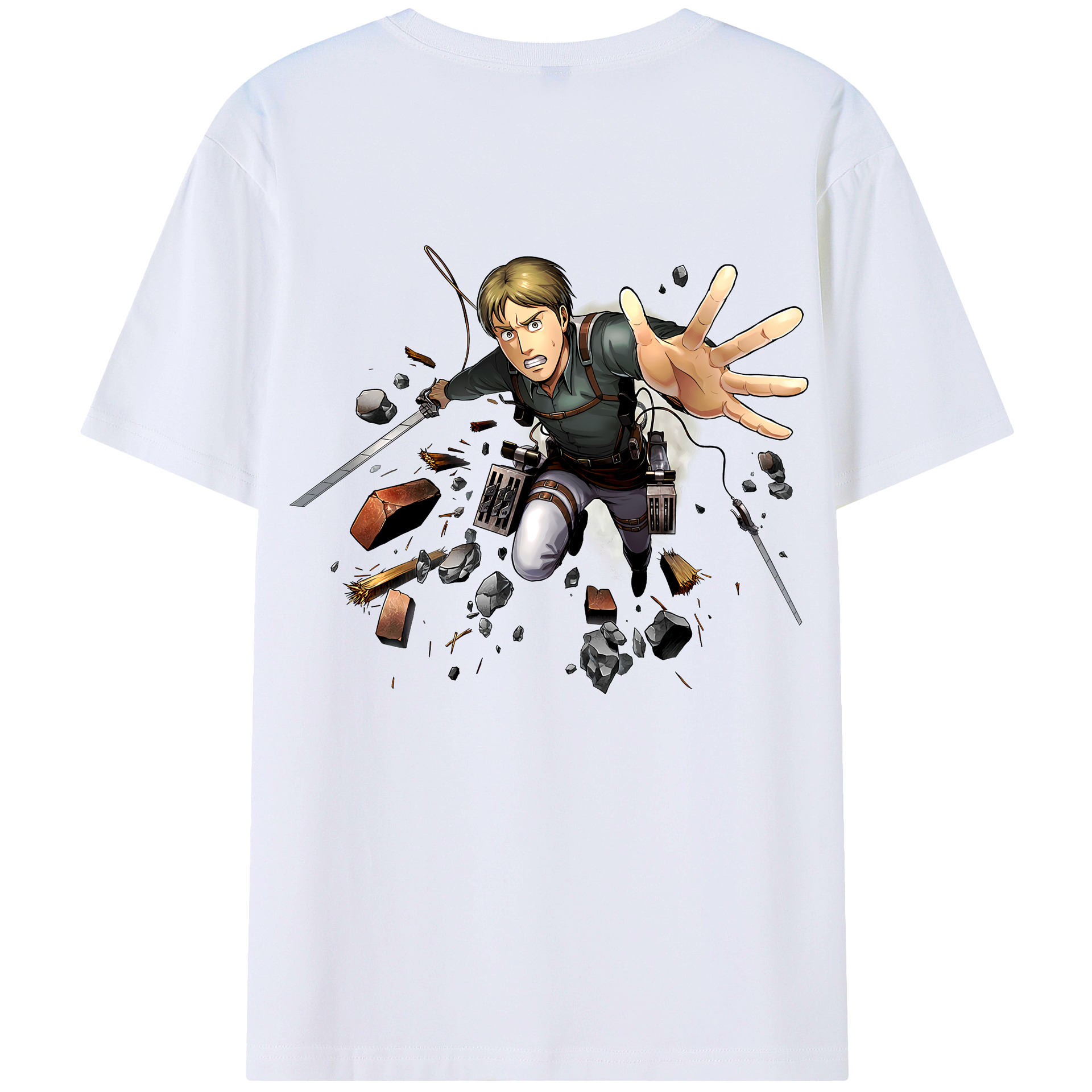 （画像用） 進撃の巨人 Attack on Titan レディース半袖Tシャツ(バックプリント)