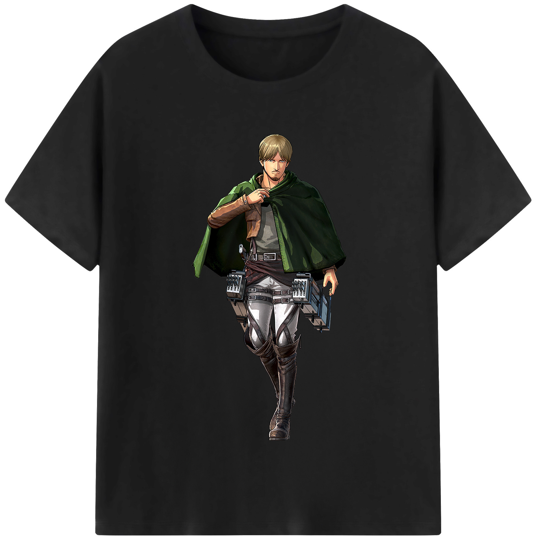 （画像用） 進撃の巨人 ミケ·ザカリアス Attack on Titan Mike Zakarius レディースカジュアルプリントTシャツ（綿100％）