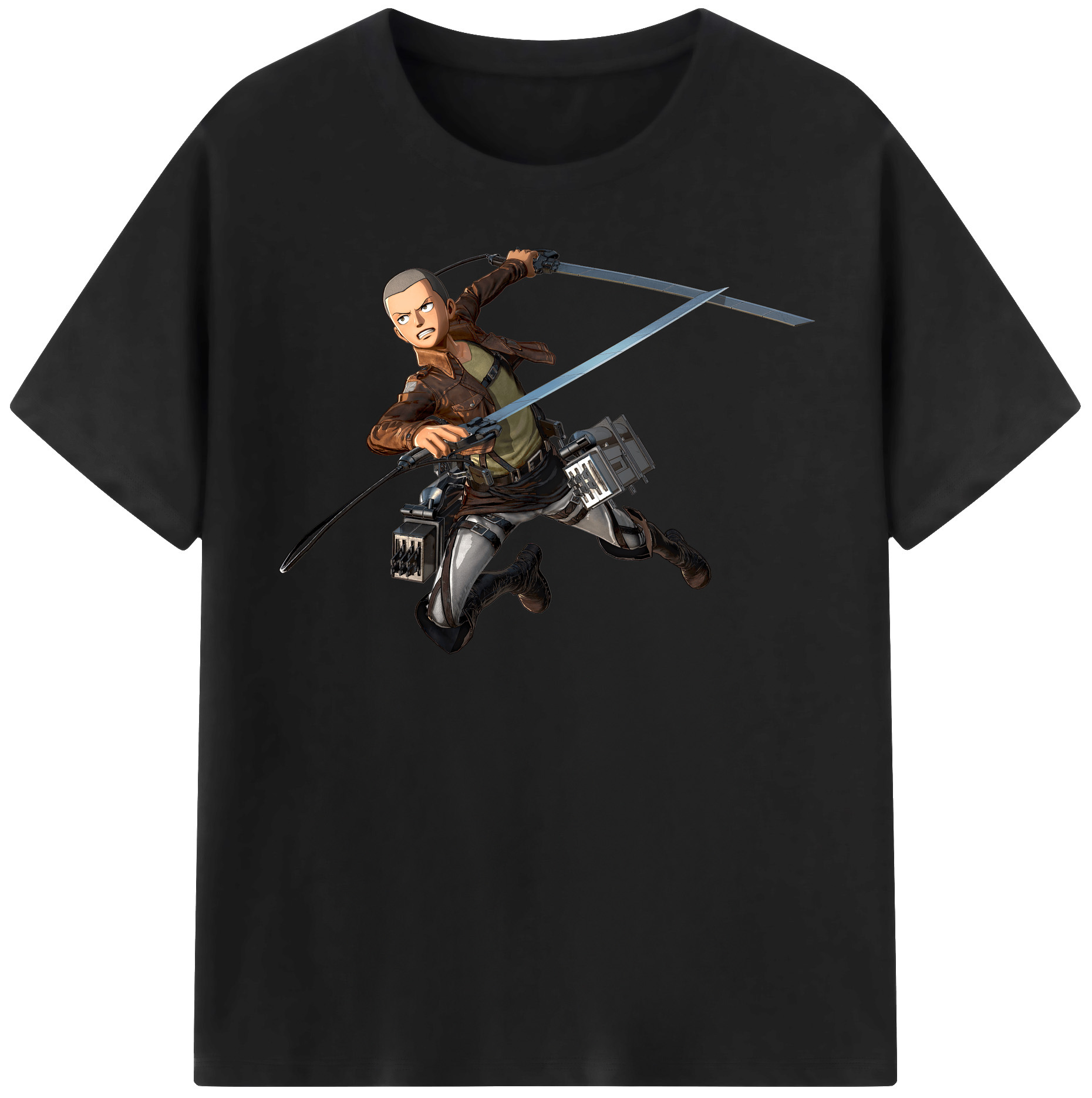 （画像用） 進撃の巨人 コニー·スプリンガー Attack on Titan Connie Springer レディースカジュアルプリントTシャツ（綿100％）