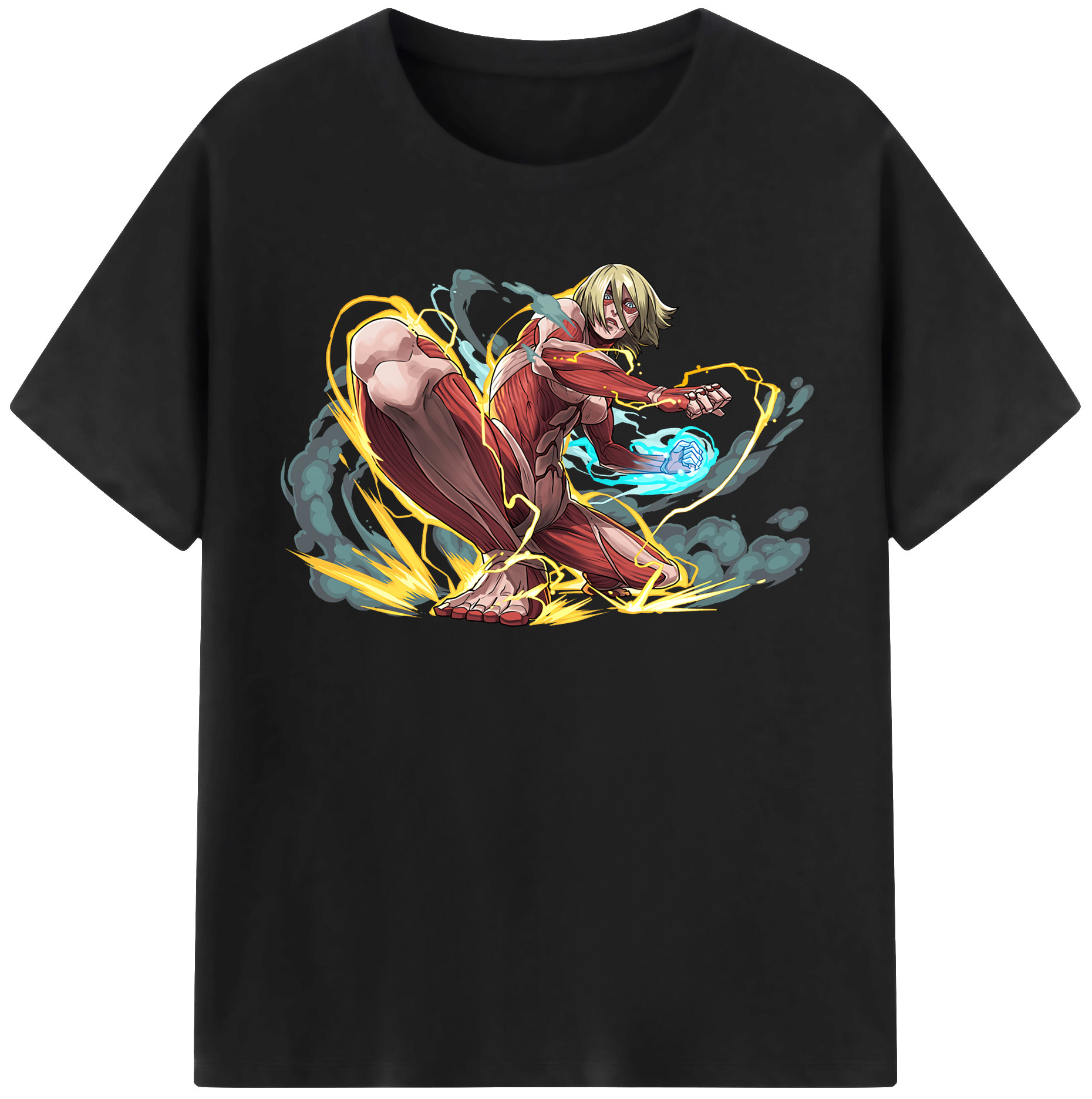 （画像用） 進撃の巨人 Attack on Titan レディースカジュアルプリントTシャツ（綿100％）