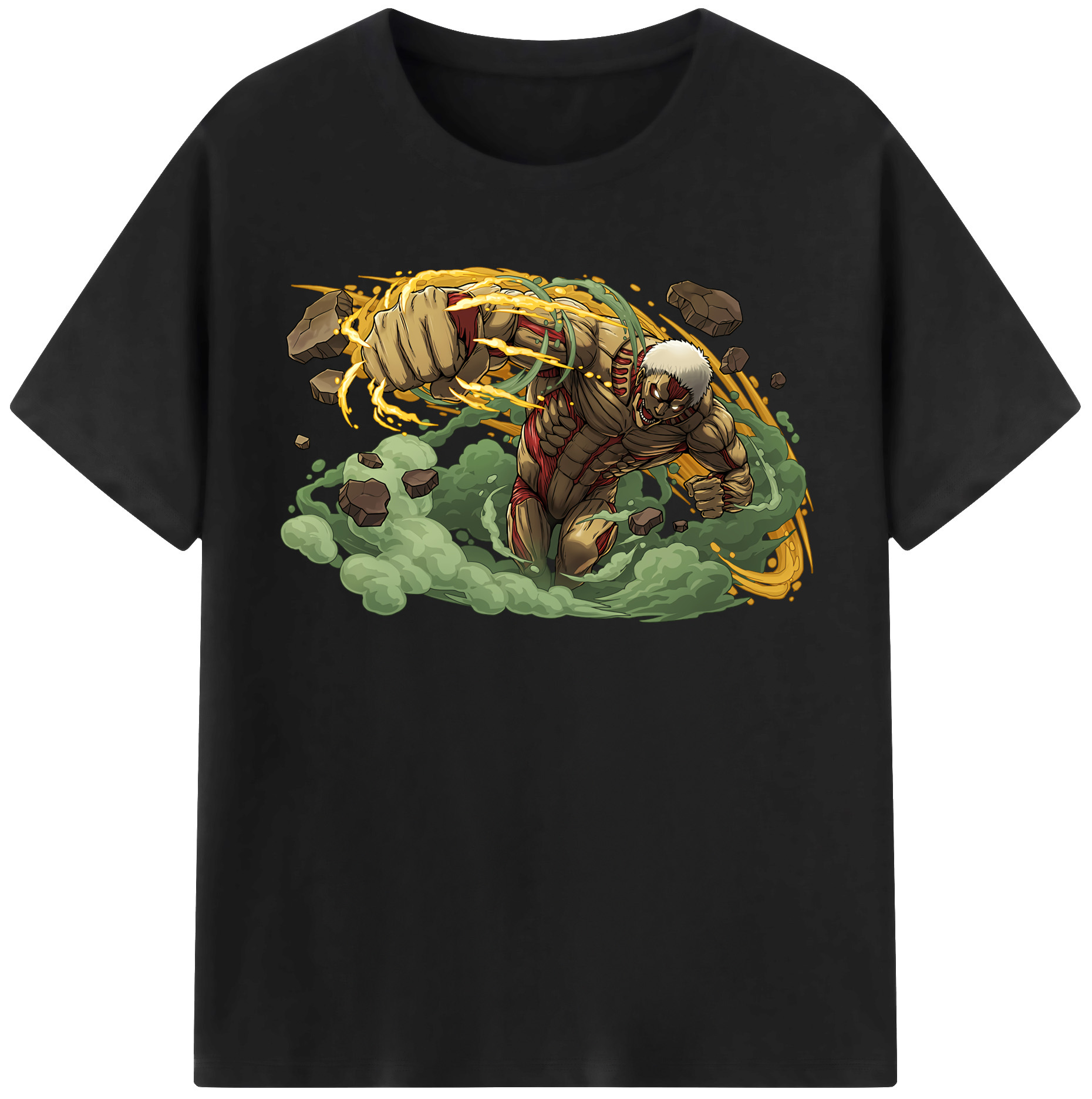 （画像用） 進撃の巨人 Attack on Titan レディースカジュアルプリントTシャツ（綿100％）