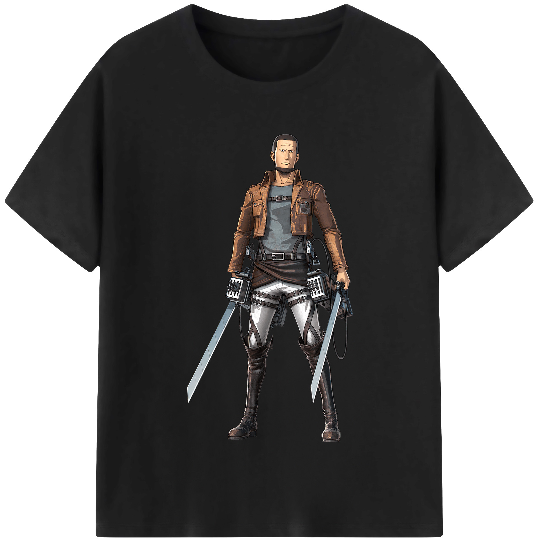 （画像用） 進撃の巨人 Attack on Titan レディースカジュアルプリントTシャツ（綿100％）