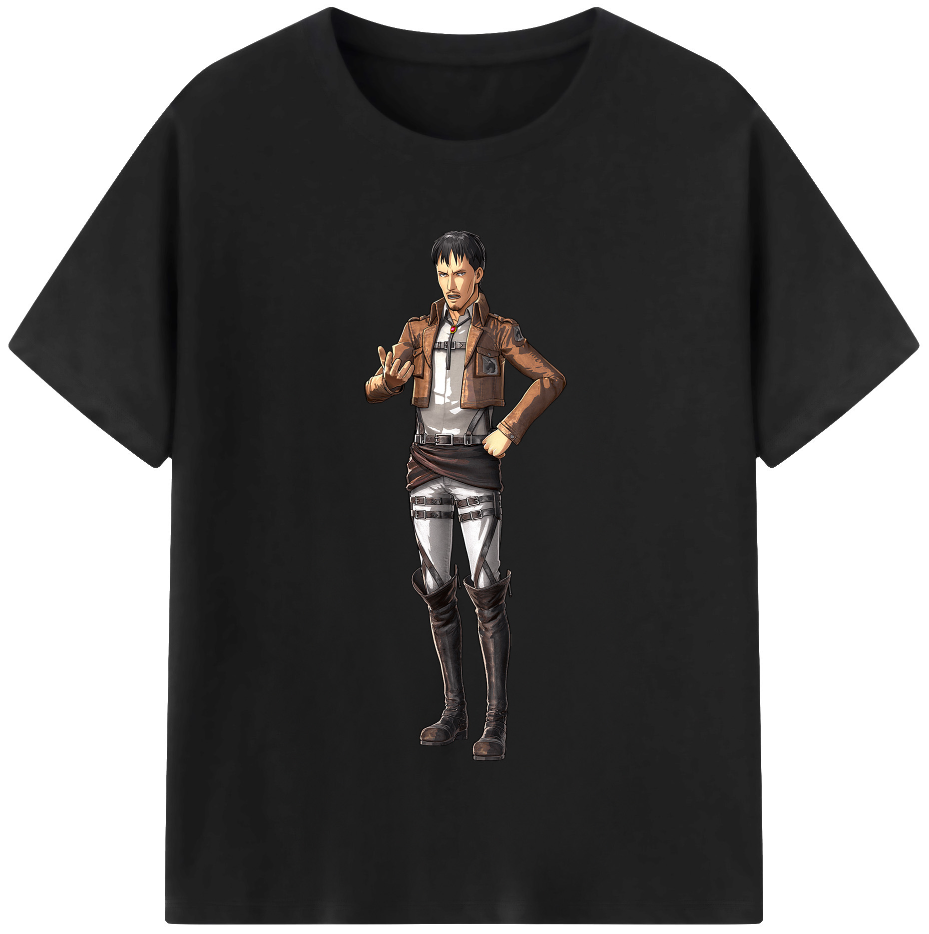（画像用） 進撃の巨人 Attack on Titan レディースカジュアルプリントTシャツ（綿100％）