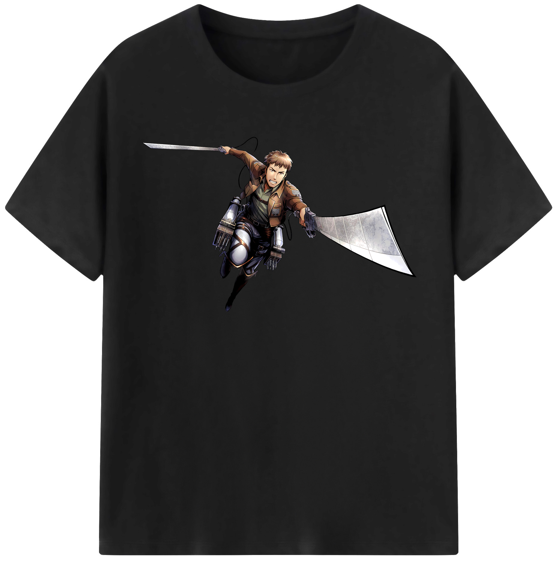 （画像用） 進撃の巨人 Attack on Titan レディースカジュアルプリントTシャツ（綿100％）