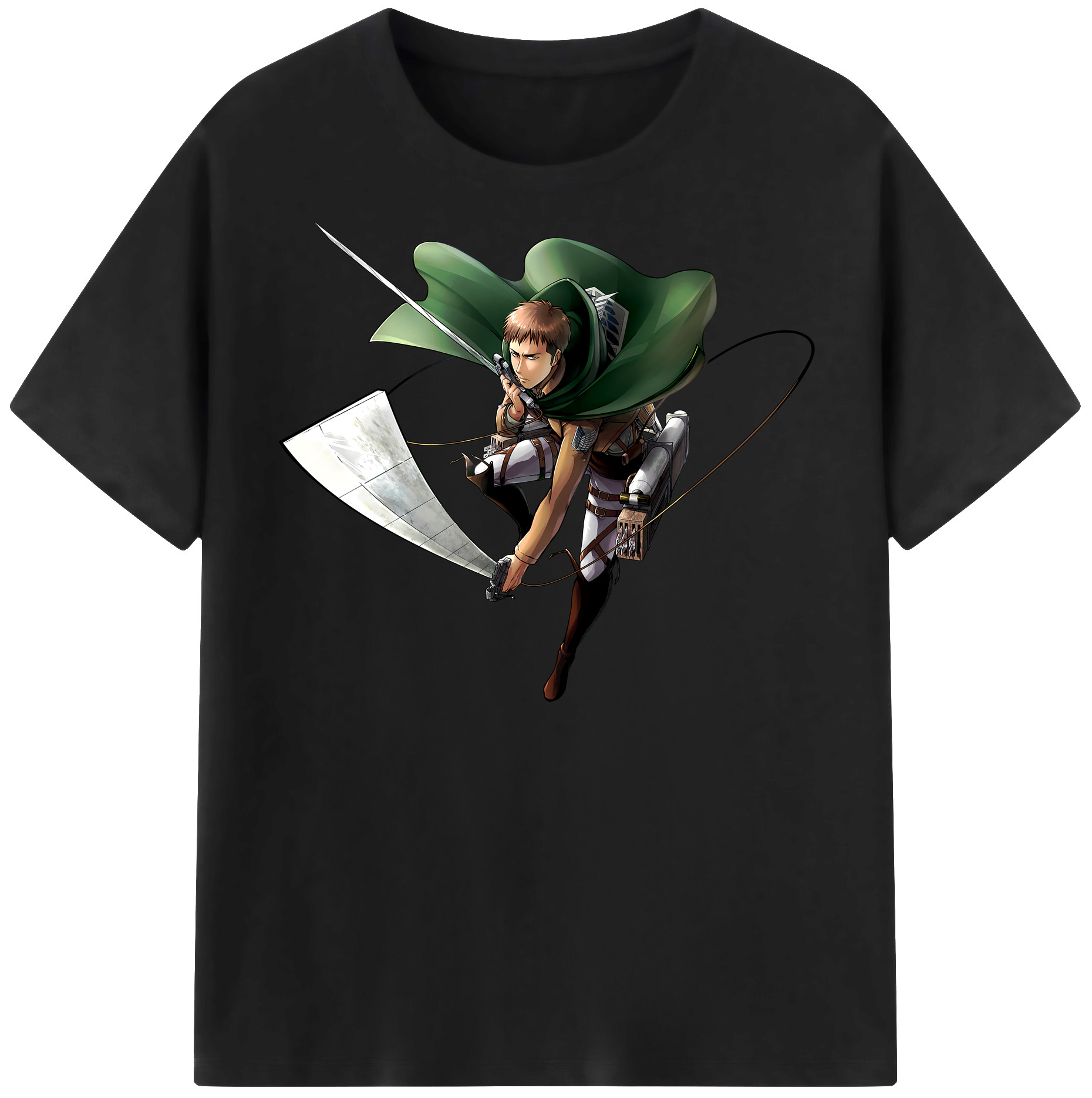 （画像用） 進撃の巨人 Attack on Titan レディースカジュアルプリントTシャツ（綿100％）