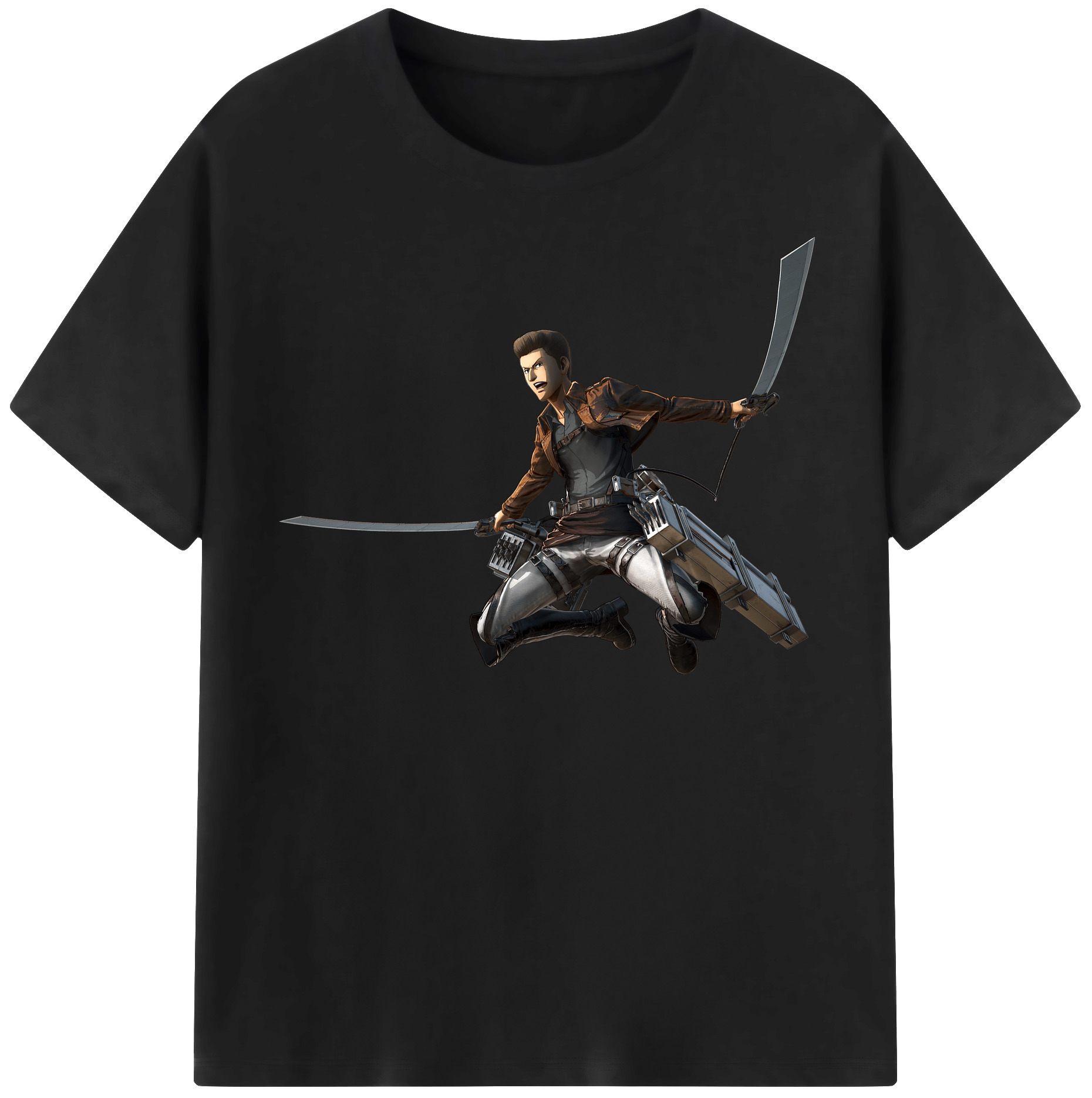 （画像用） 進撃の巨人 Attack on Titan レディースカジュアルプリントTシャツ（綿100％）
