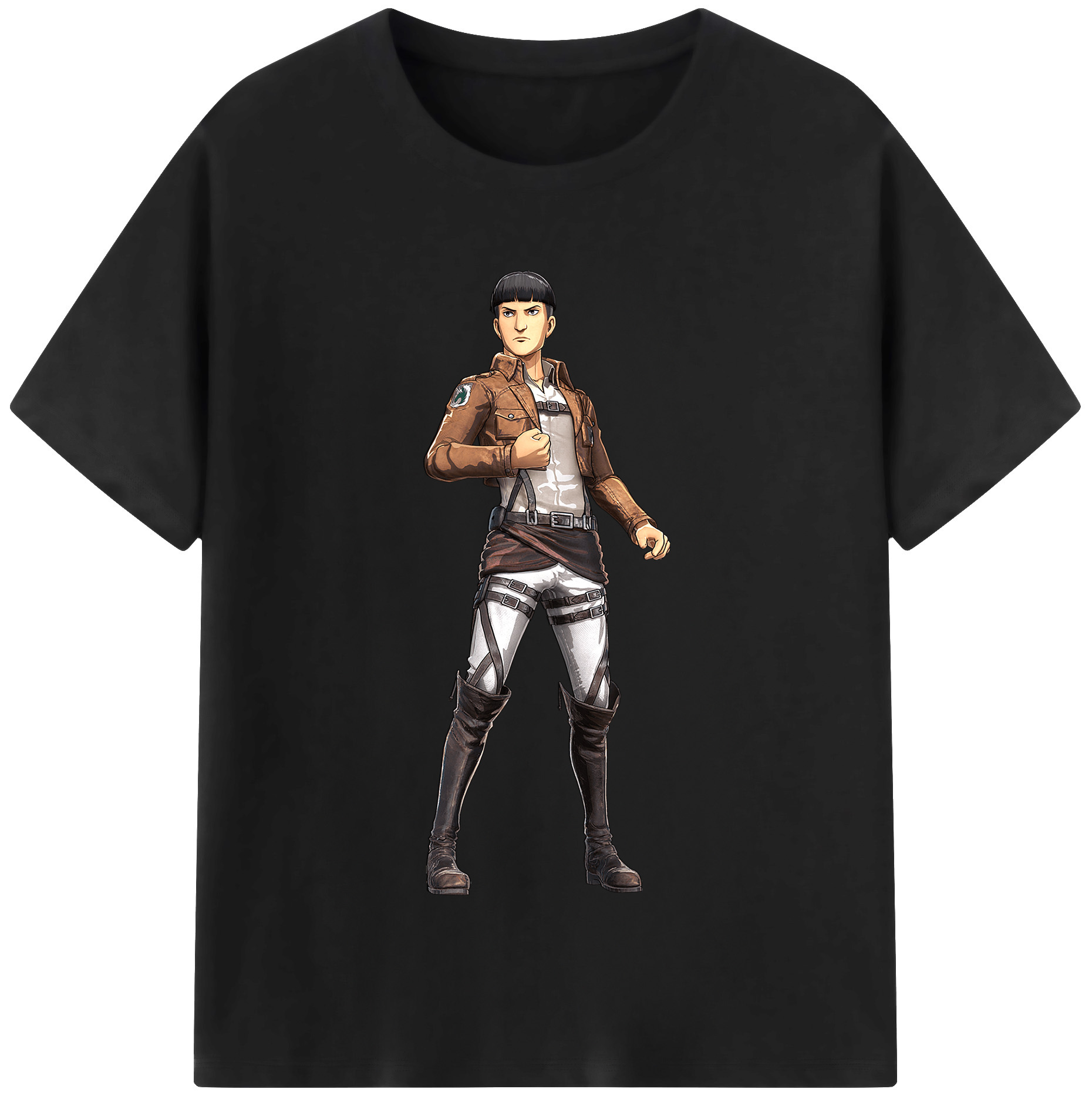 （画像用） 進撃の巨人 Attack on Titan レディースカジュアルプリントTシャツ（綿100％）