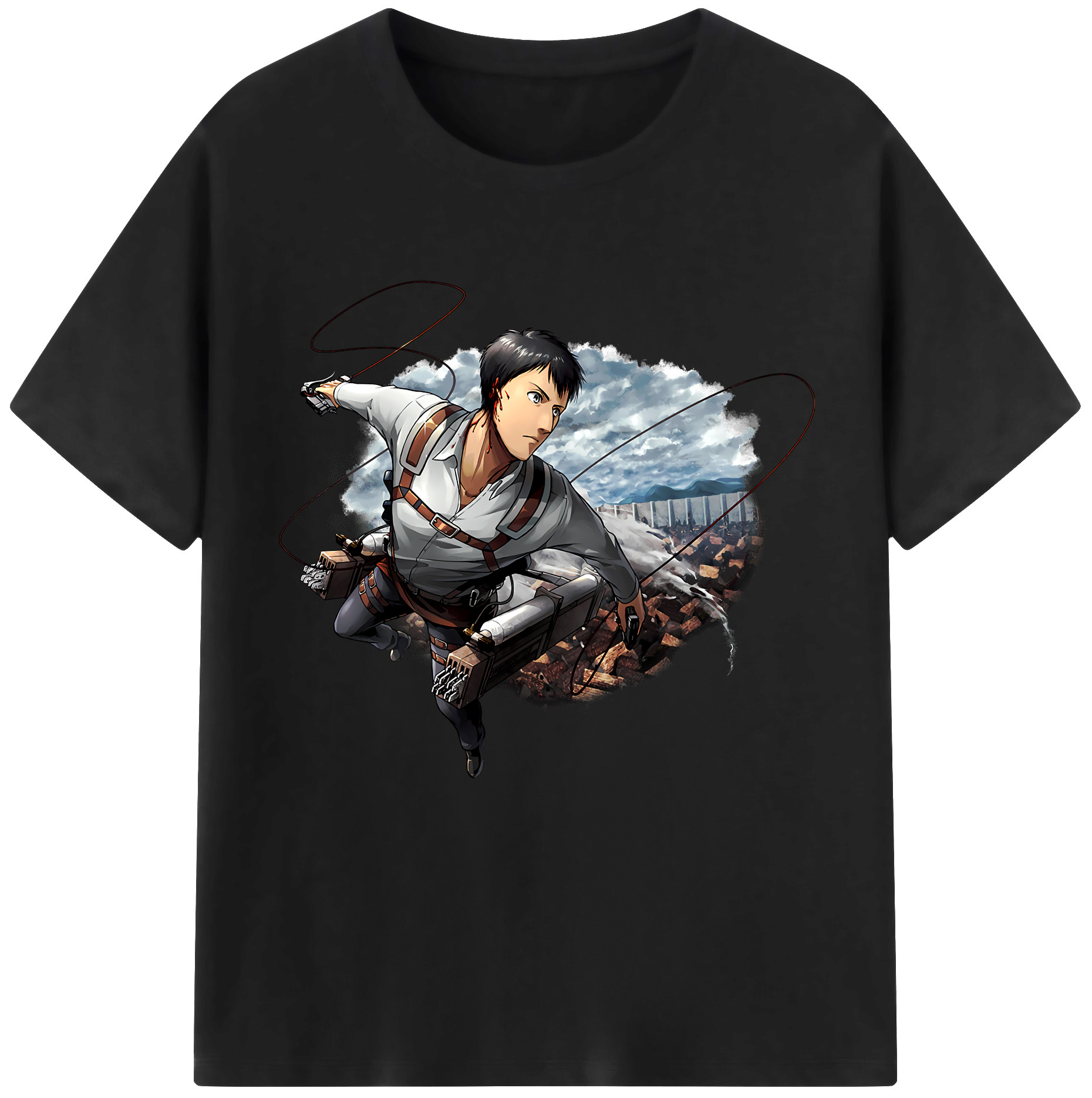 （画像用） 進撃の巨人 ベルトルト・フーバー Attack on Titan Bertholdt Hoover レディースカジュアルプリントTシャツ（綿100％）
