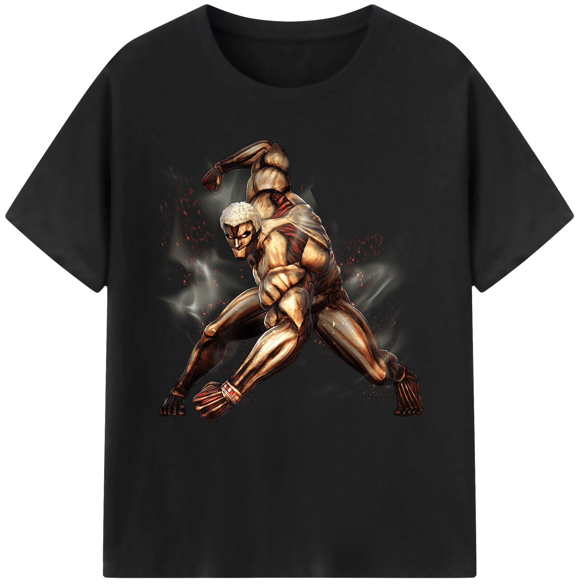 （画像用） 進撃の巨人 Attack on Titan レディースカジュアルプリントTシャツ（綿100％）