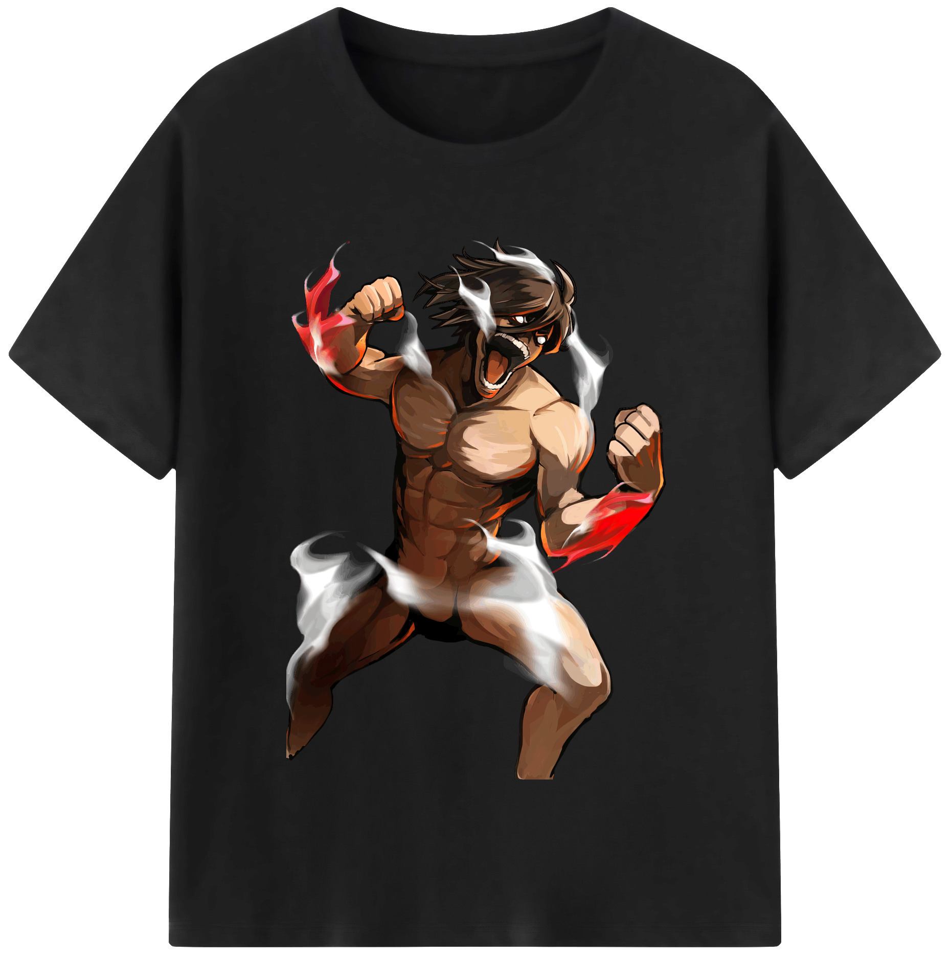 （画像用） 進撃の巨人 Attack on Titan レディースカジュアルプリントTシャツ（綿100％）