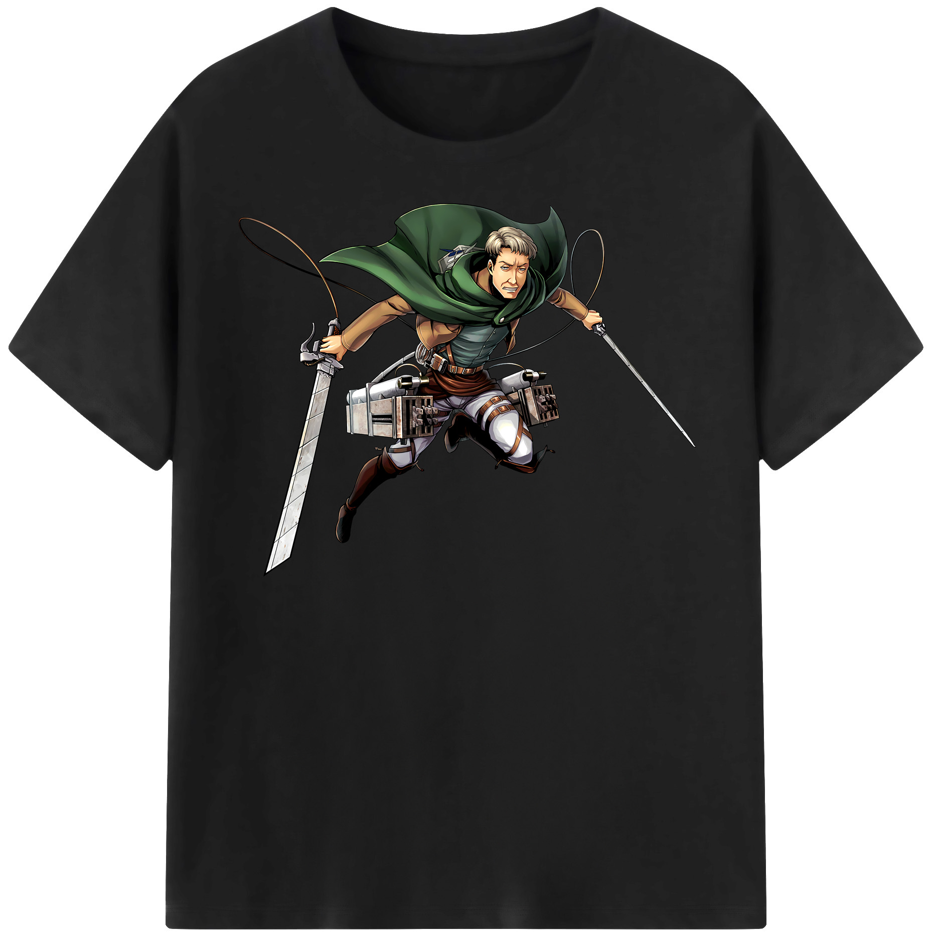 （画像用） 進撃の巨人 Attack on Titan レディースカジュアルプリントTシャツ（綿100％）