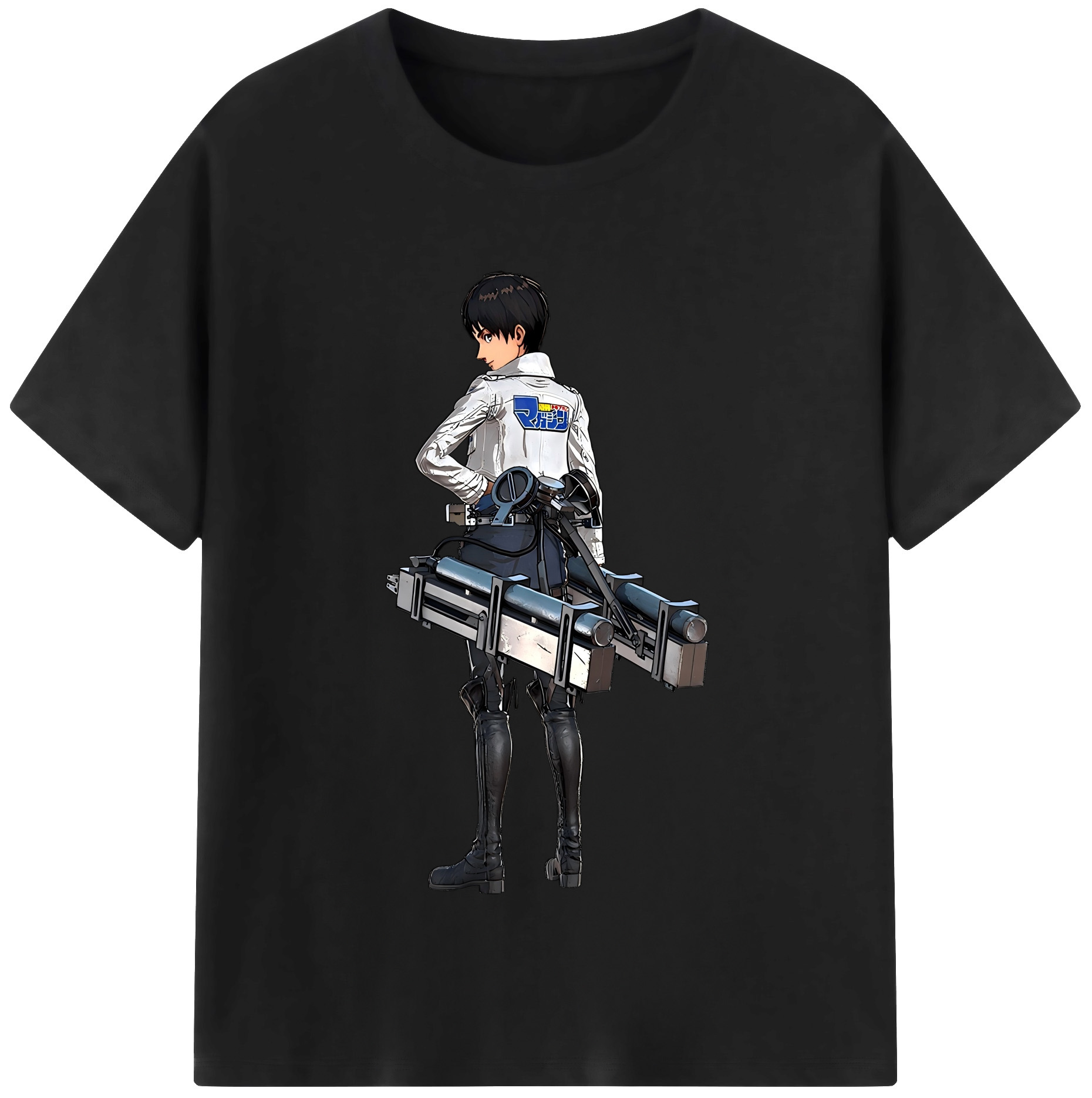 （画像用） 進撃の巨人 エレン･イェーガー Attack on Titan Eren Jäger レディースカジュアルプリントTシャツ（綿100％）