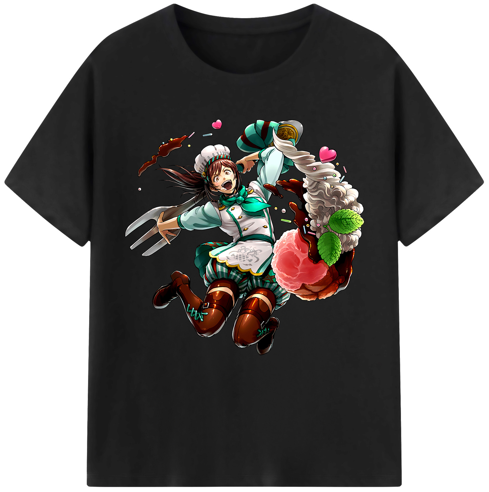 （画像用） 進撃の巨人 サシャ·ブラウス Attack on Titan Sasha Blaus レディースカジュアルプリントTシャツ（綿100％）