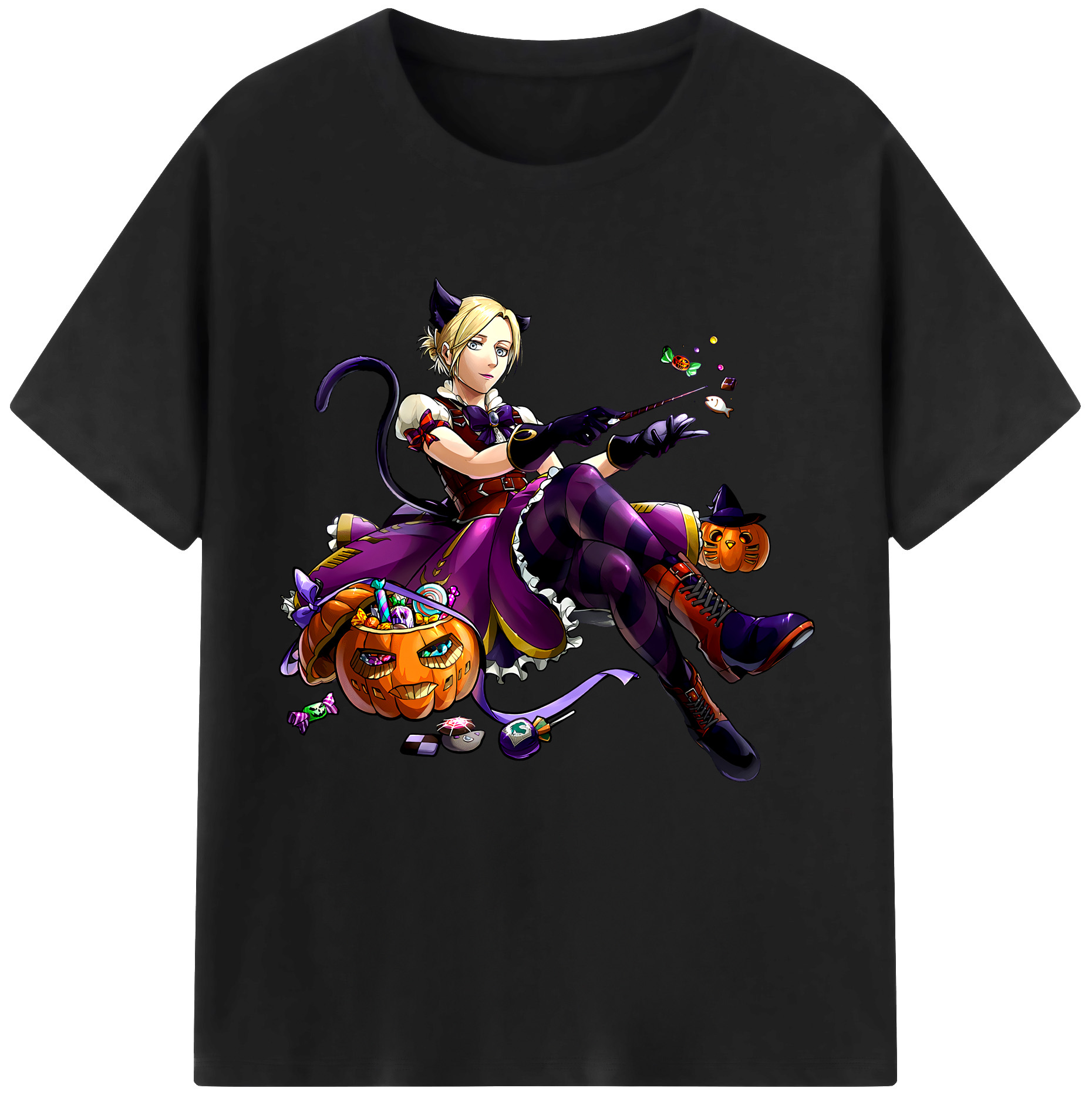 （画像用） 進撃の巨人 アニ・レオンハート Attack on Titan Annie Leonhart レディースカジュアルプリントTシャツ（綿100％）