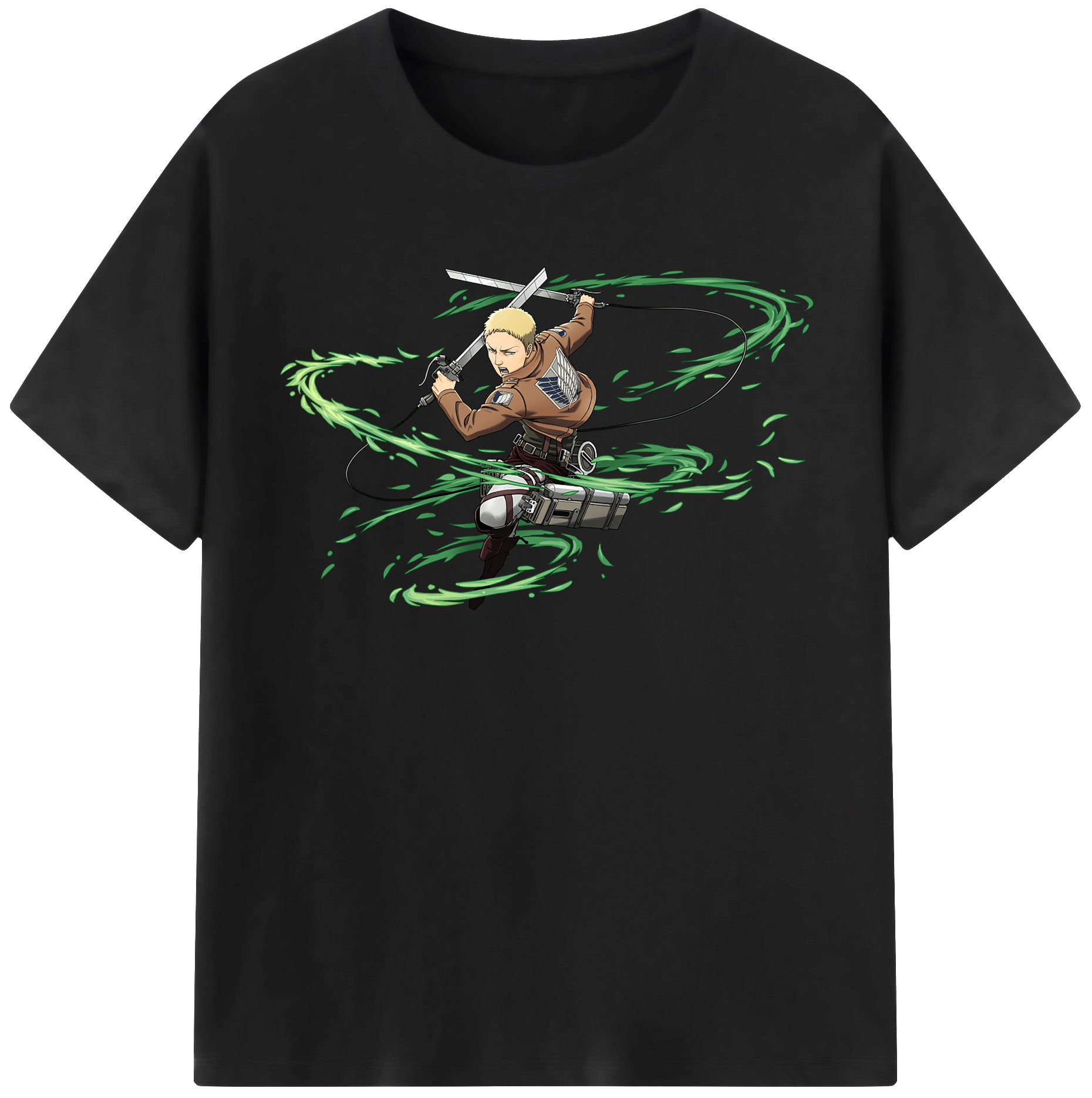 （画像用） 進撃の巨人 ライナー・ブラウン Attack on Titan Reiner Braun レディースカジュアルプリントTシャツ（綿100％）