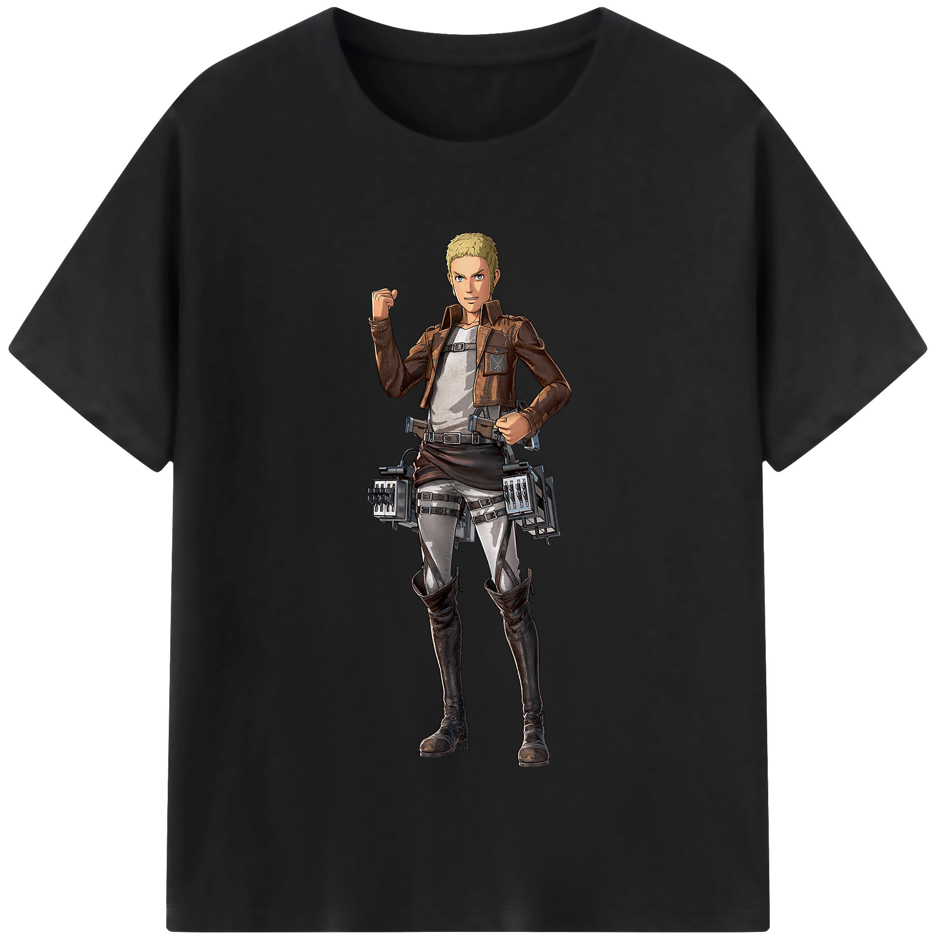 （画像用） 進撃の巨人 ライナー・ブラウン Attack on Titan Reiner Braun レディースカジュアルプリントTシャツ（綿100％）