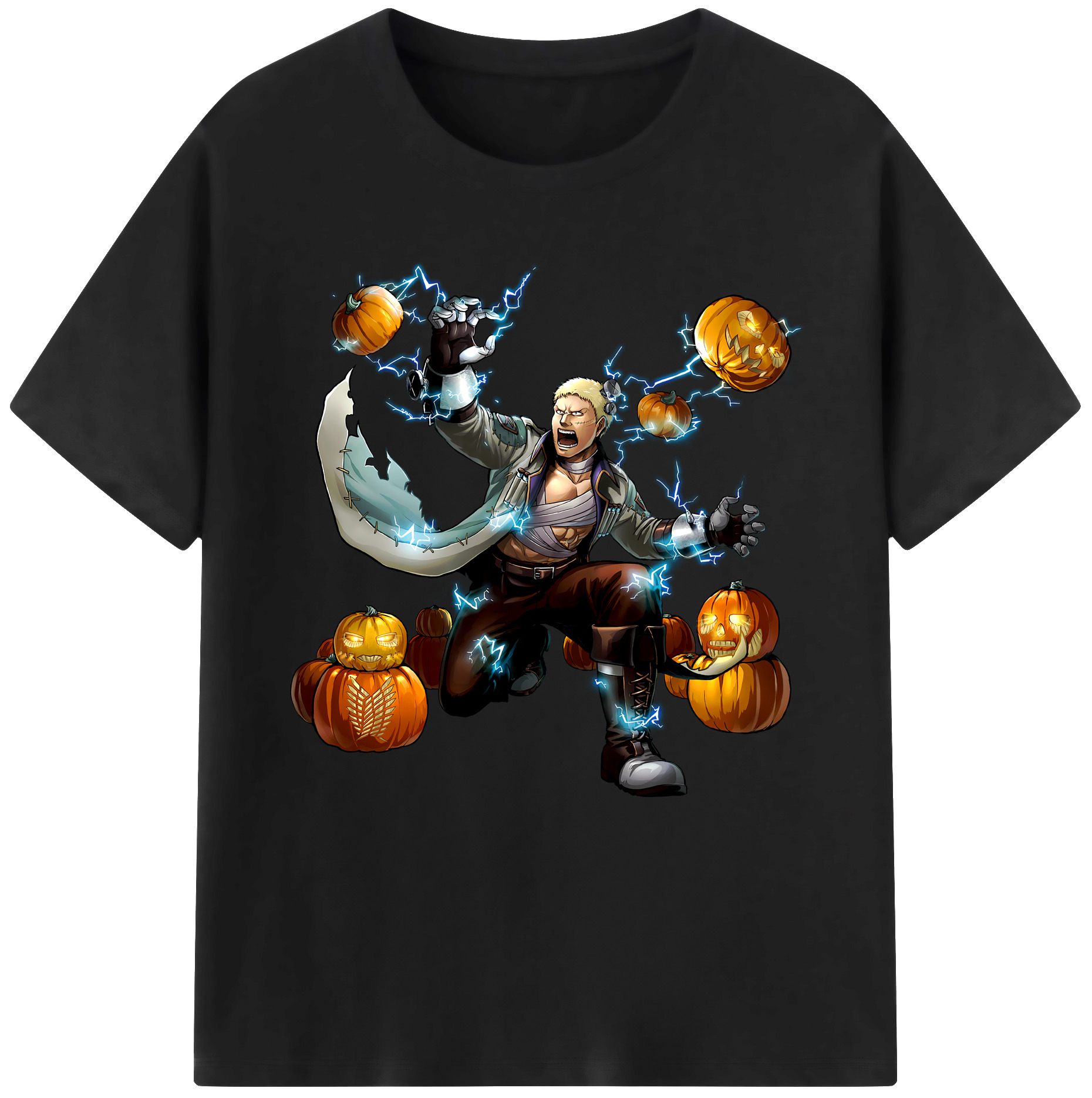 （画像用） 進撃の巨人 ライナー・ブラウン Attack on Titan Reiner Braun レディースカジュアルプリントTシャツ（綿100％）