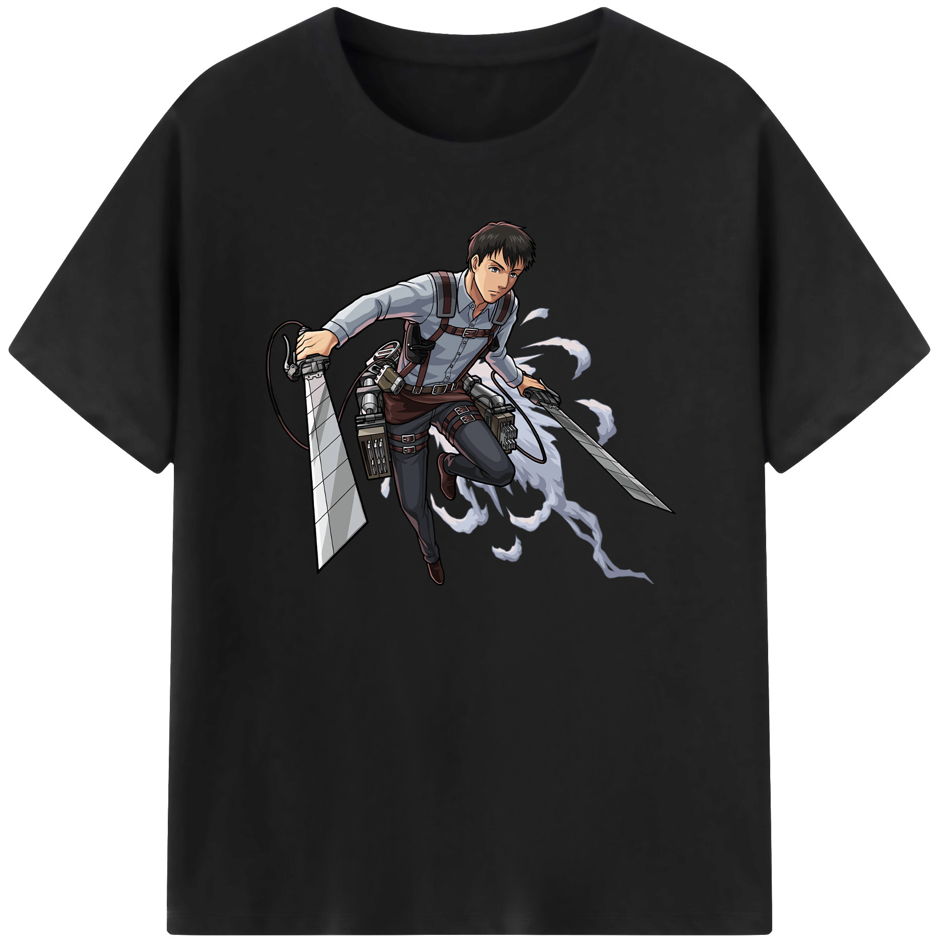 （画像用） 進撃の巨人 ベルトルト・フーバー Attack on Titan Bertholdt Hoover レディースカジュアルプリントTシャツ（綿100％）