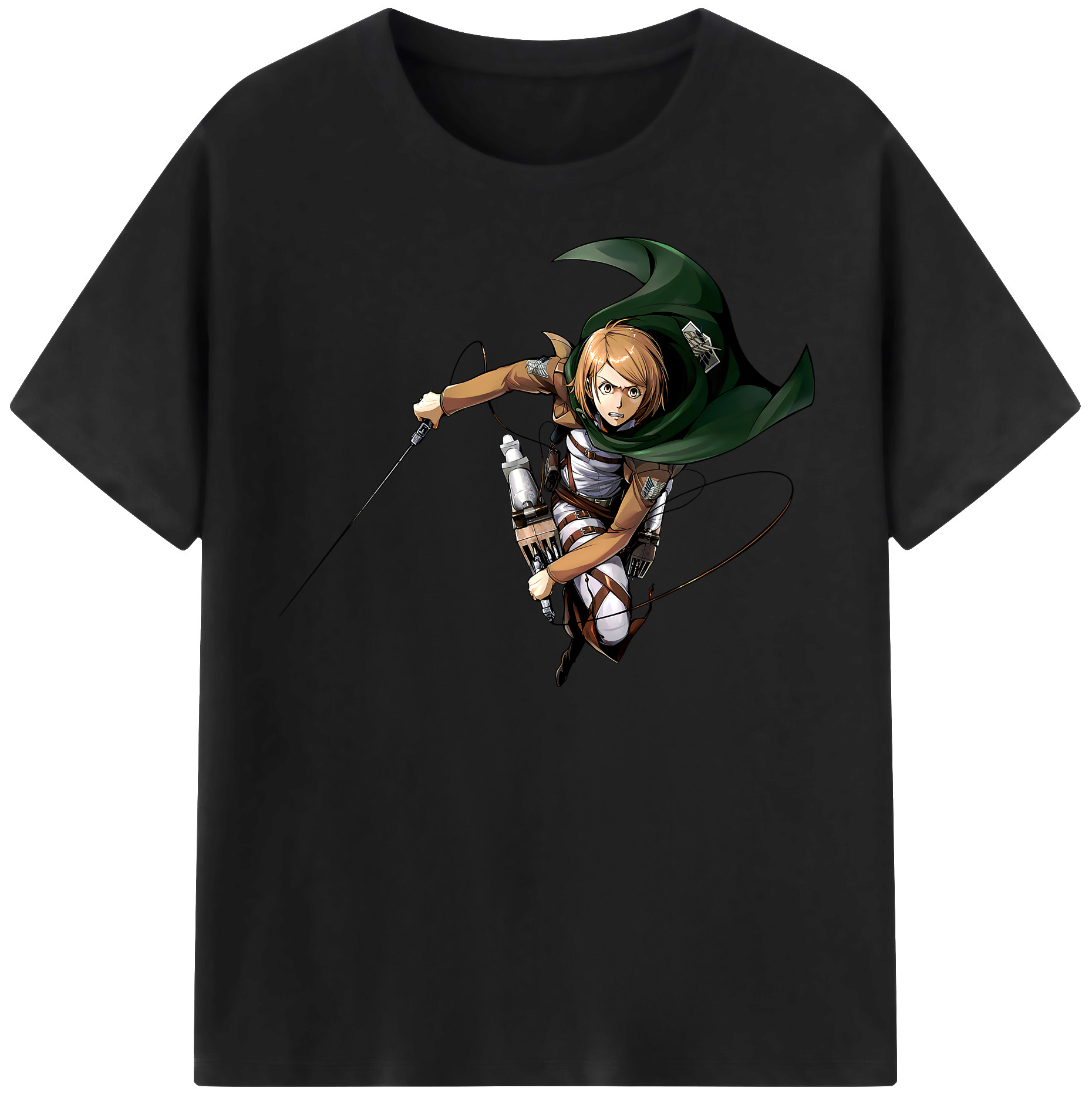（画像用） 進撃の巨人 ペトラ·ラル Attack on Titan Petra Rall レディースカジュアルプリントTシャツ（綿100％）