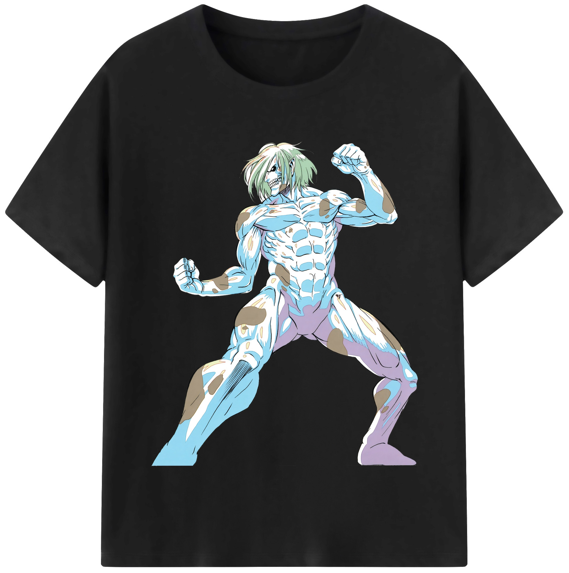 （画像用） 進撃の巨人 Attack on Titan レディースカジュアルプリントTシャツ（綿100％）