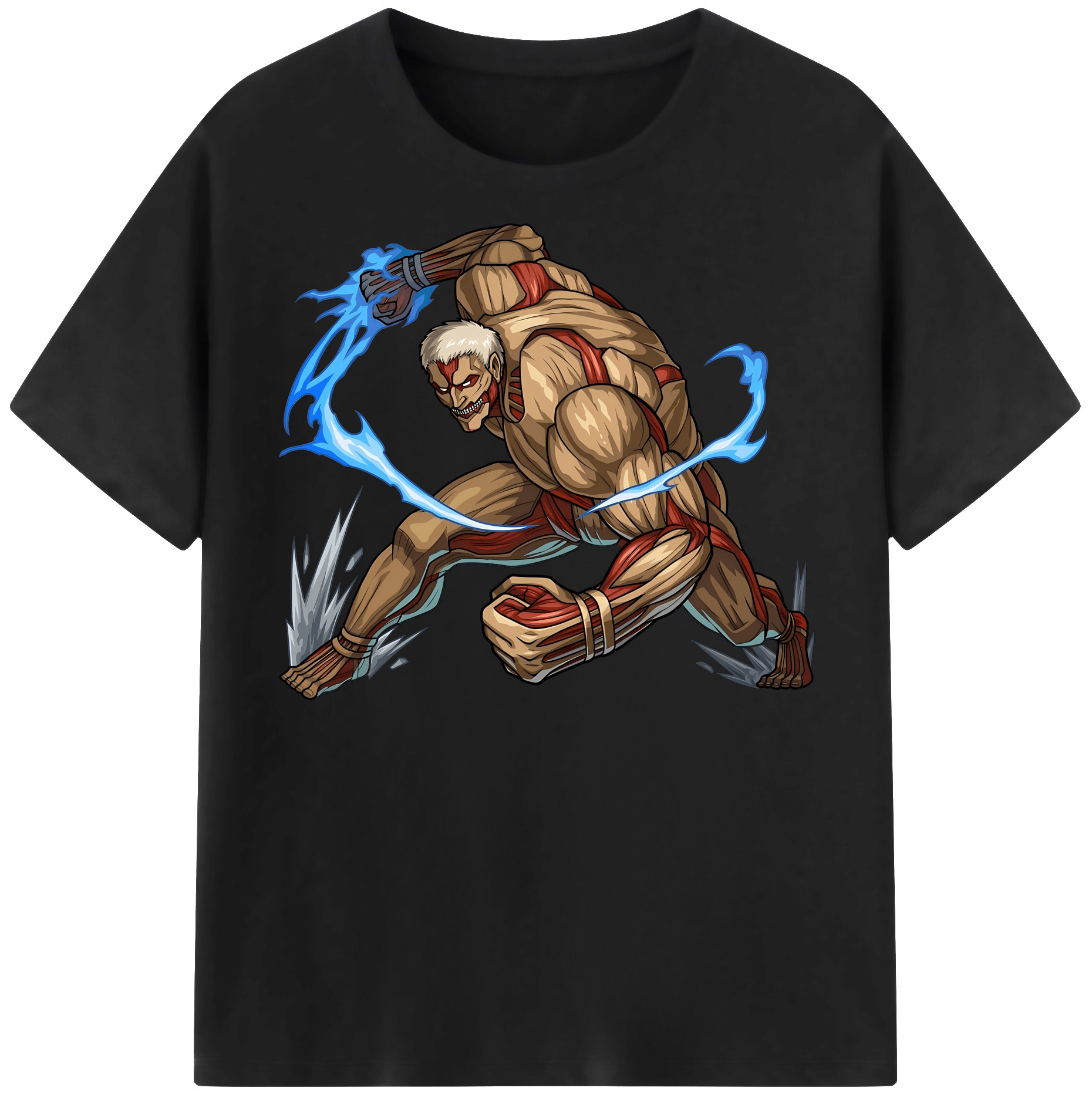 （画像用） 進撃の巨人 Attack on Titan レディースカジュアルプリントTシャツ（綿100％）