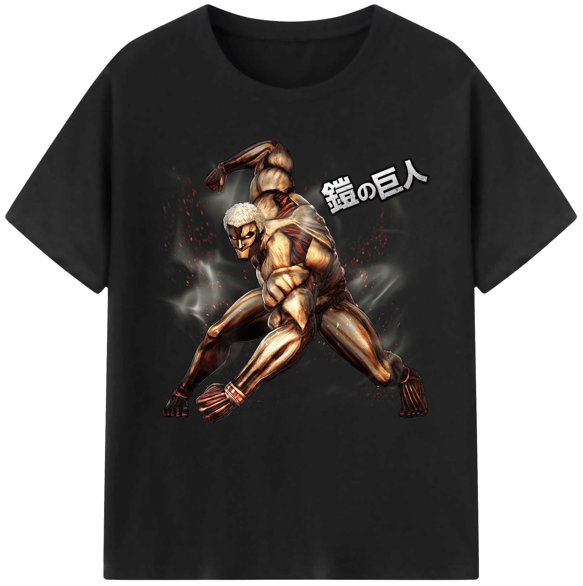 （画像用） 進撃の巨人 Attack on Titan レディースカジュアルプリントTシャツ（綿100％）