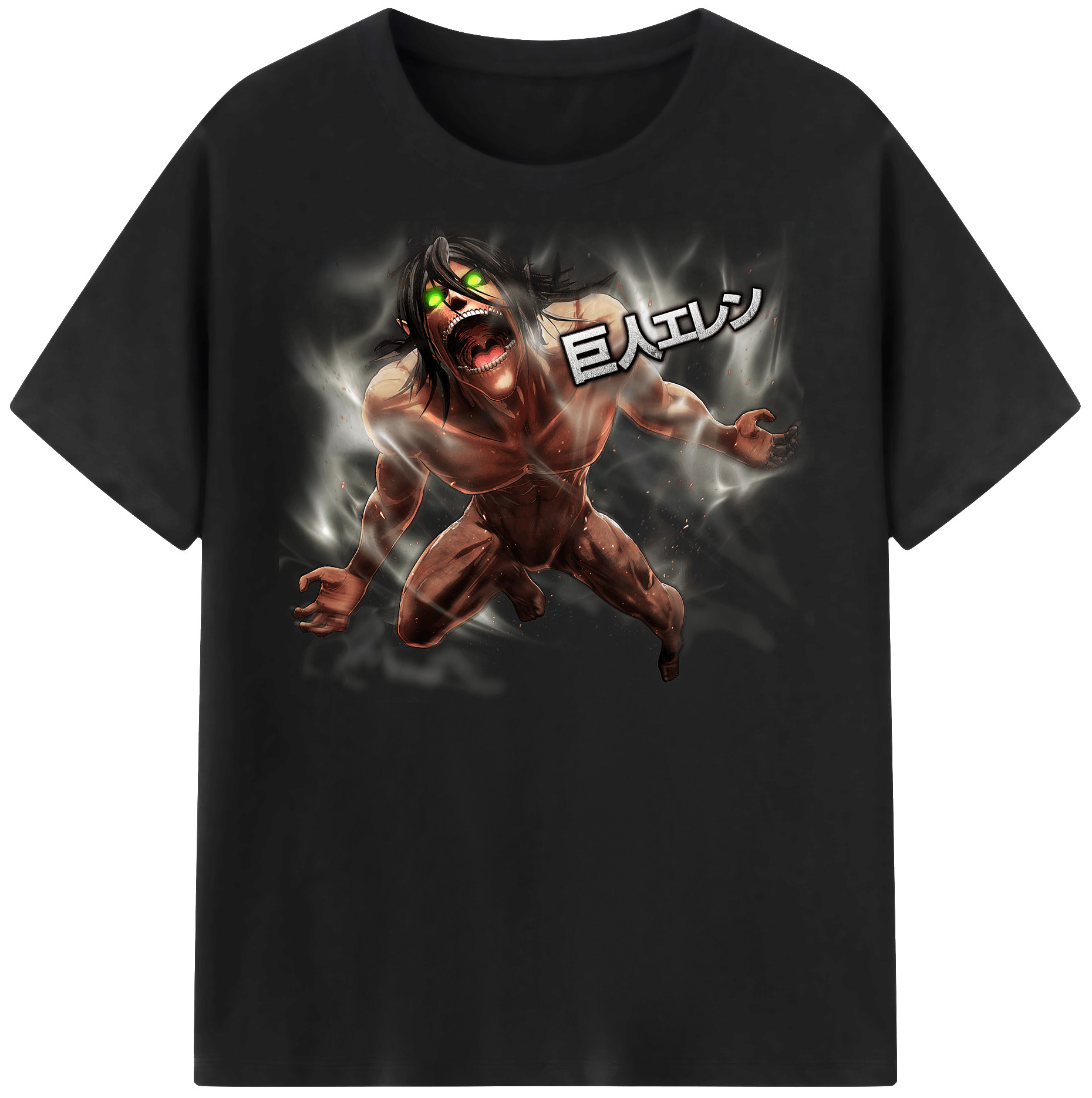（画像用） 進撃の巨人 Attack on Titan レディースカジュアルプリントTシャツ（綿100％）