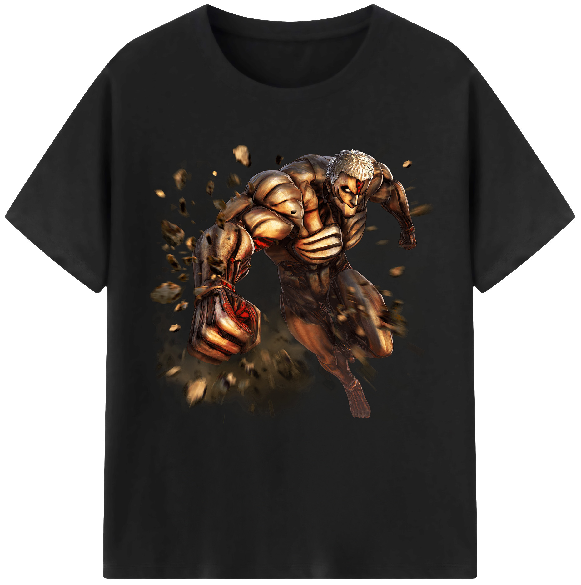 （画像用） 進撃の巨人 Attack on Titan レディースカジュアルプリントTシャツ（綿100％）