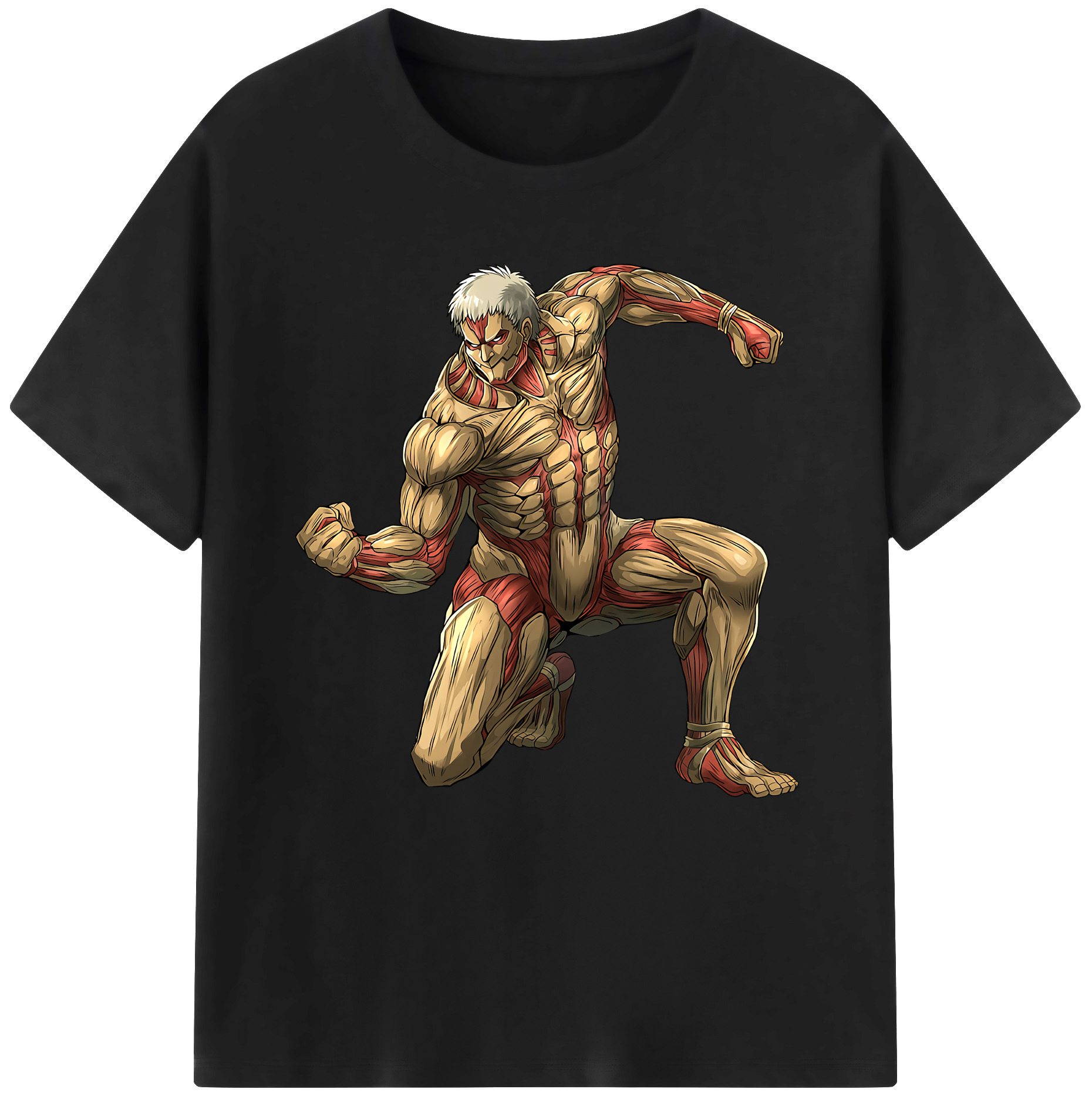 （画像用） 進撃の巨人 Attack on Titan レディースカジュアルプリントTシャツ（綿100％）