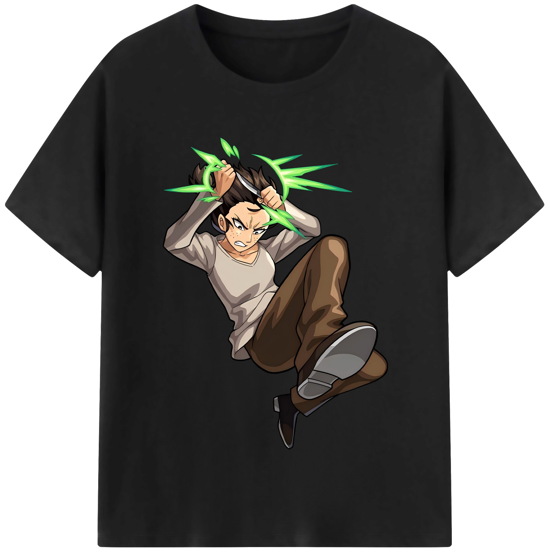 （画像用） 進撃の巨人 Attack on Titan レディースカジュアルプリントTシャツ（綿100％）