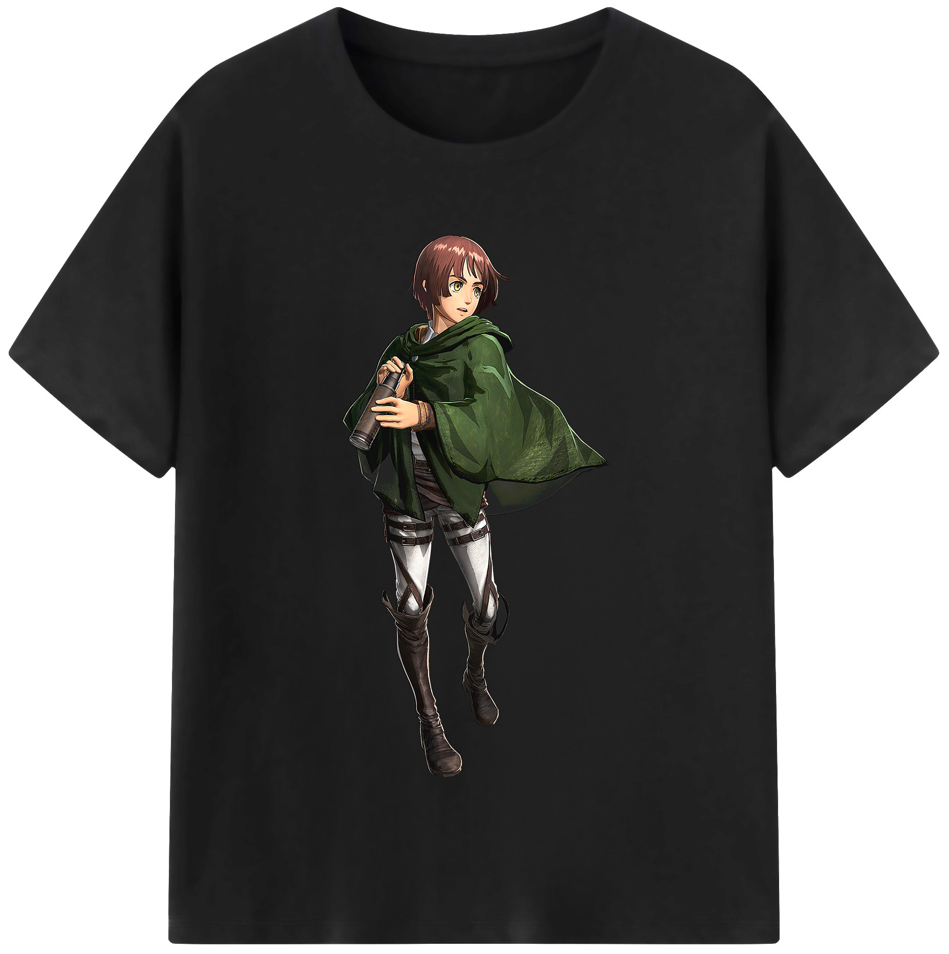 （画像用） 進撃の巨人 Attack on Titan レディースカジュアルプリントTシャツ（綿100％）
