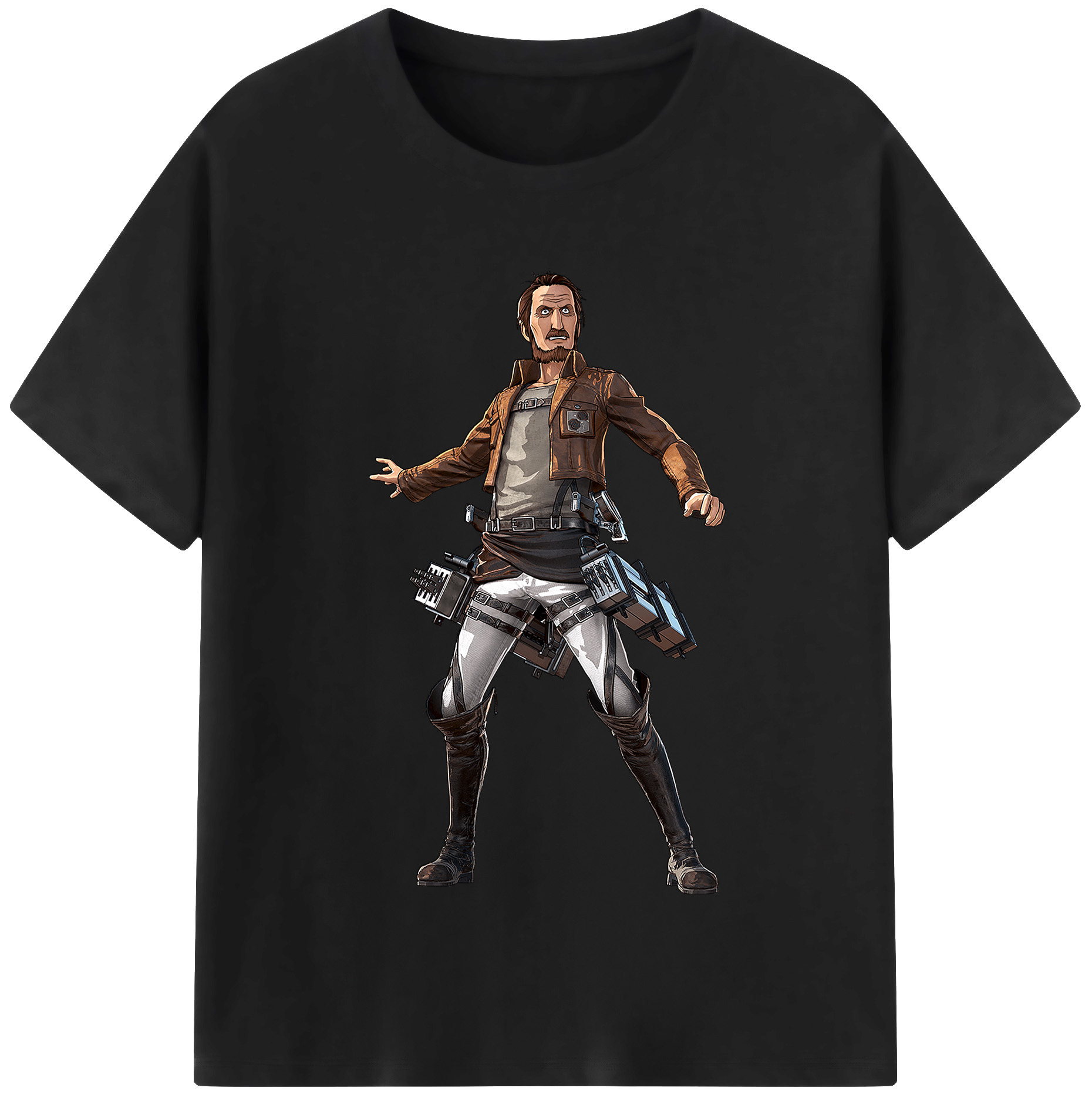 （画像用） 進撃の巨人 Attack on Titan レディースカジュアルプリントTシャツ（綿100％）