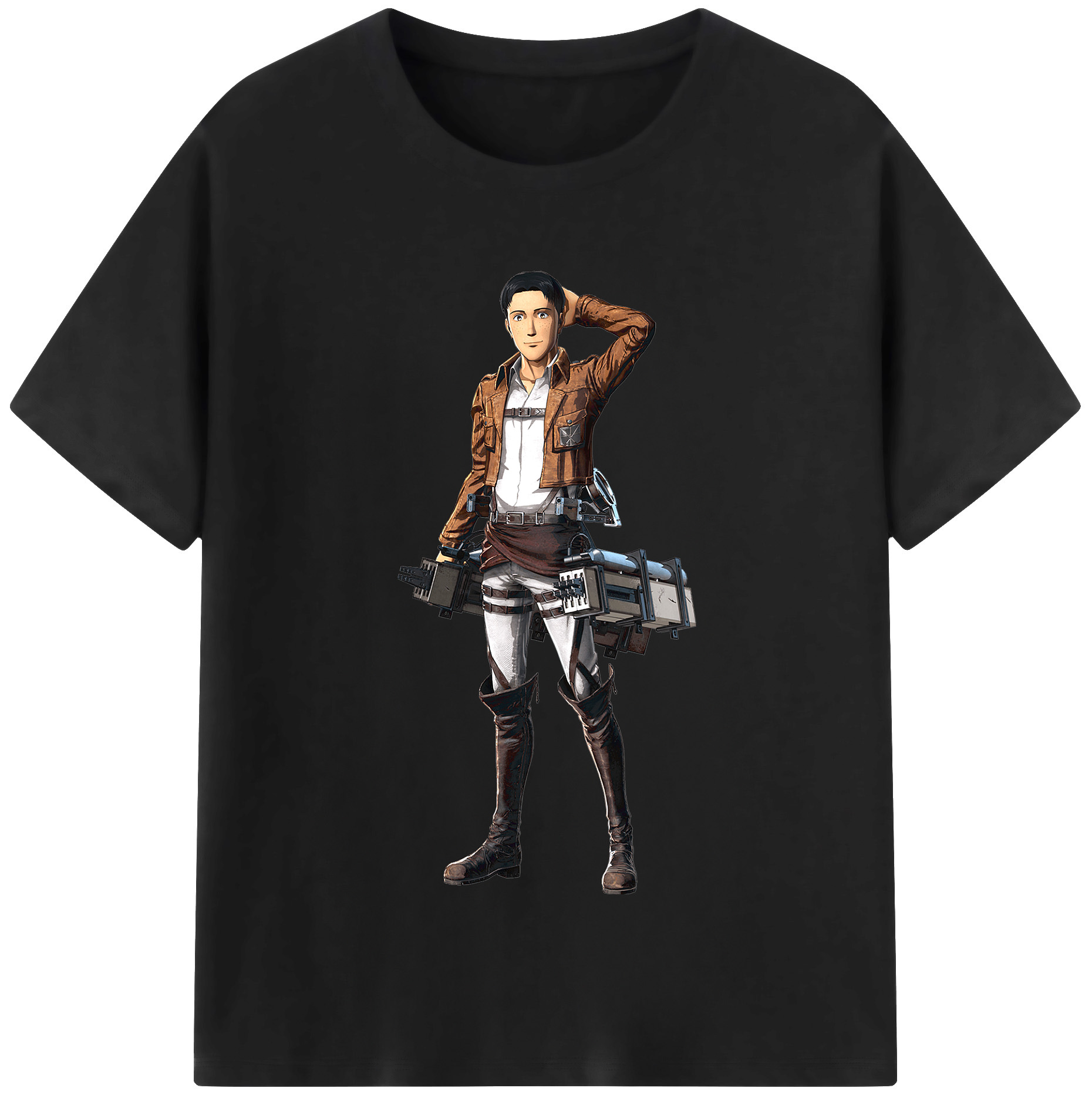 （画像用） 進撃の巨人 Attack on Titan レディースカジュアルプリントTシャツ（綿100％）