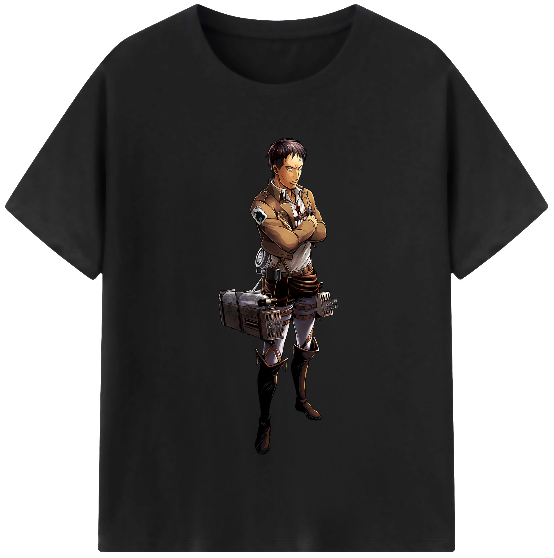 （画像用） 進撃の巨人 Attack on Titan レディースカジュアルプリントTシャツ（綿100％）