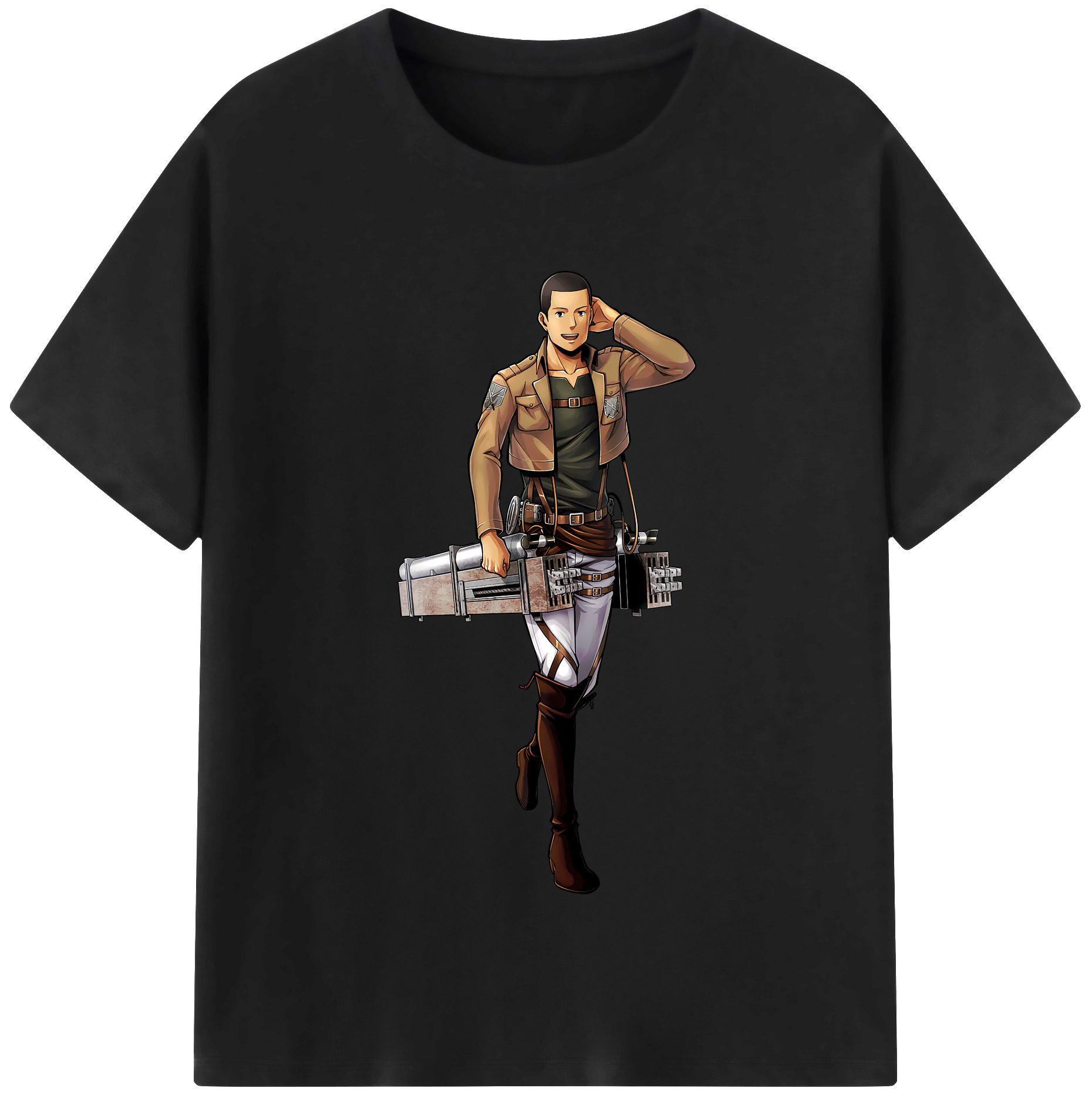 （画像用） 進撃の巨人 Attack on Titan レディースカジュアルプリントTシャツ（綿100％）