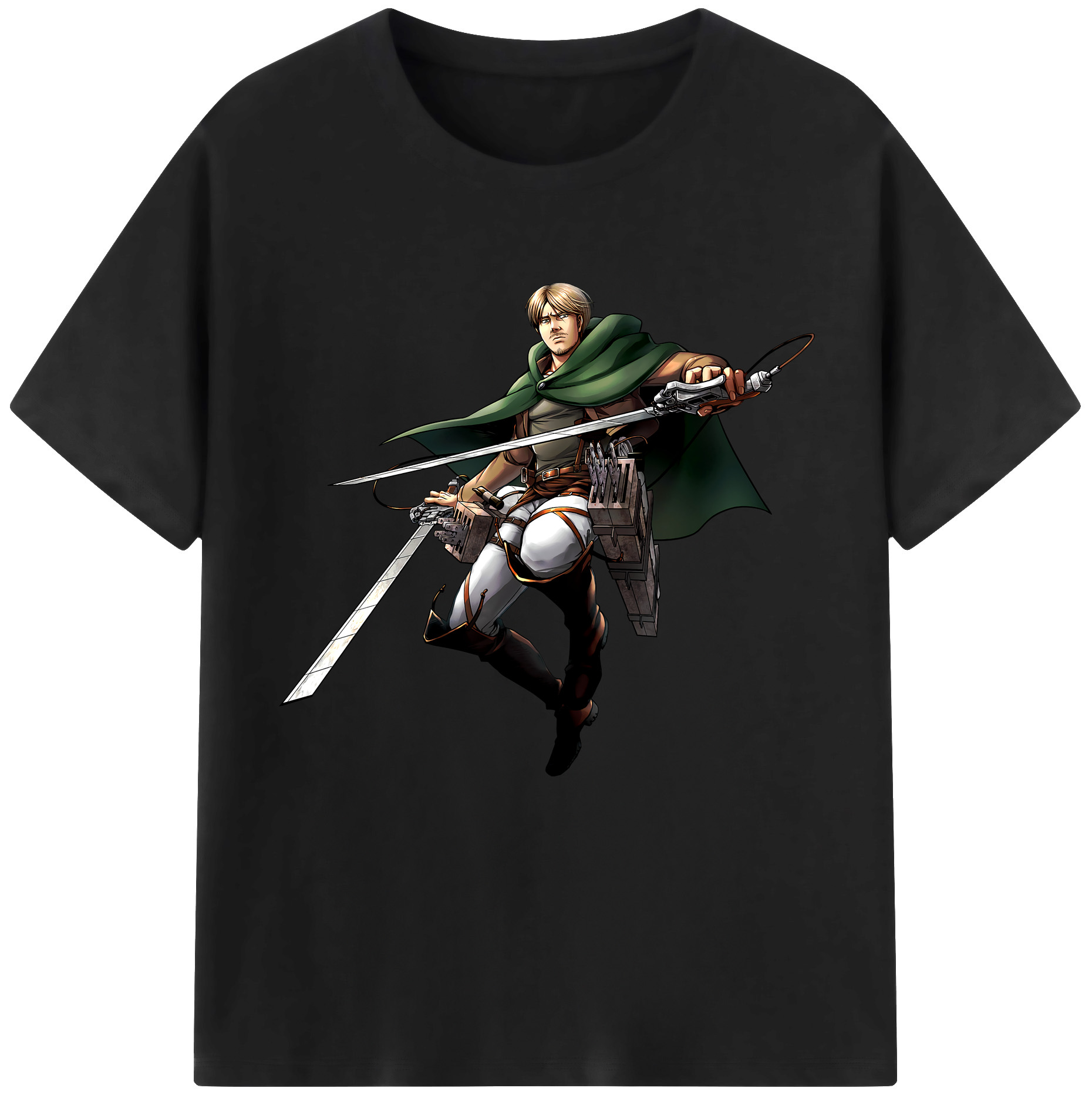 （画像用） 進撃の巨人 Attack on Titan レディースカジュアルプリントTシャツ（綿100％）