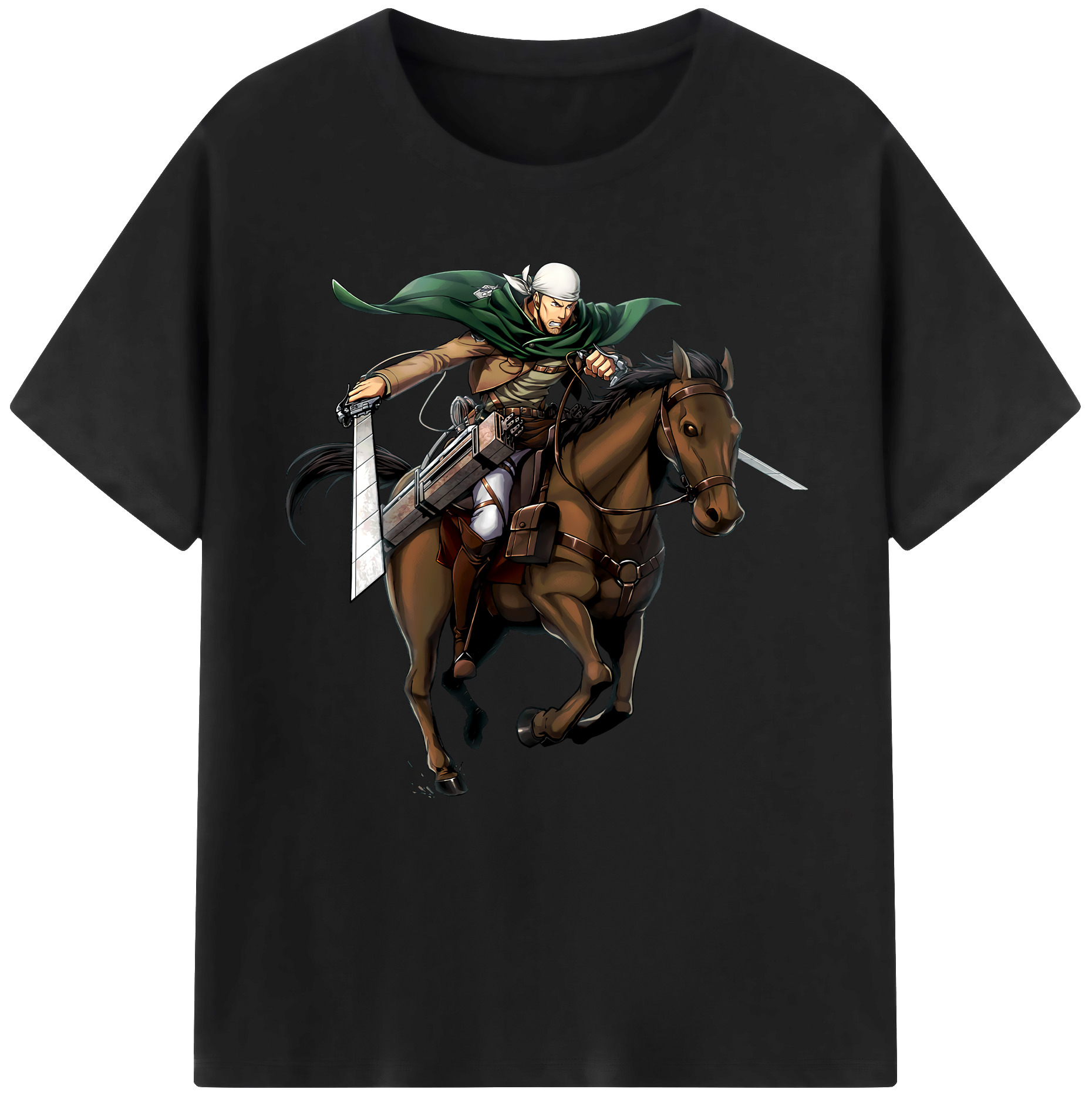 （画像用） 進撃の巨人 Attack on Titan レディースカジュアルプリントTシャツ（綿100％）
