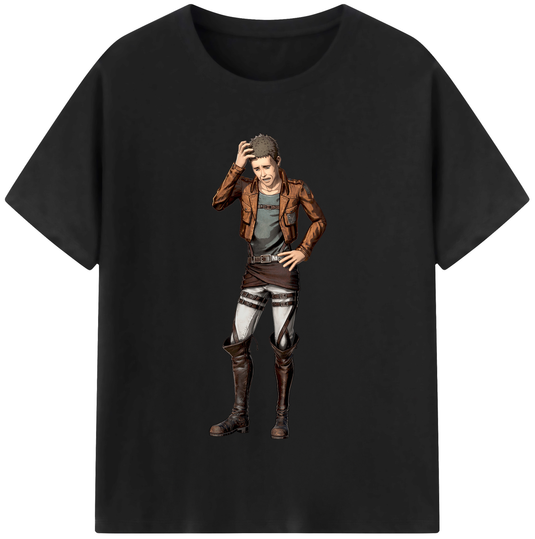 （画像用） 進撃の巨人 Attack on Titan レディースカジュアルプリントTシャツ（綿100％）