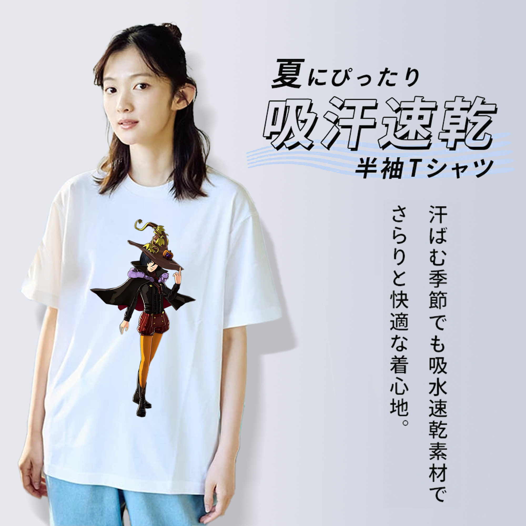 進撃の巨人 ミカサ·アッカーマン Attack on Titan Mikasa Ackerman レディースカジュアルプリントTシャツ（綿100％）