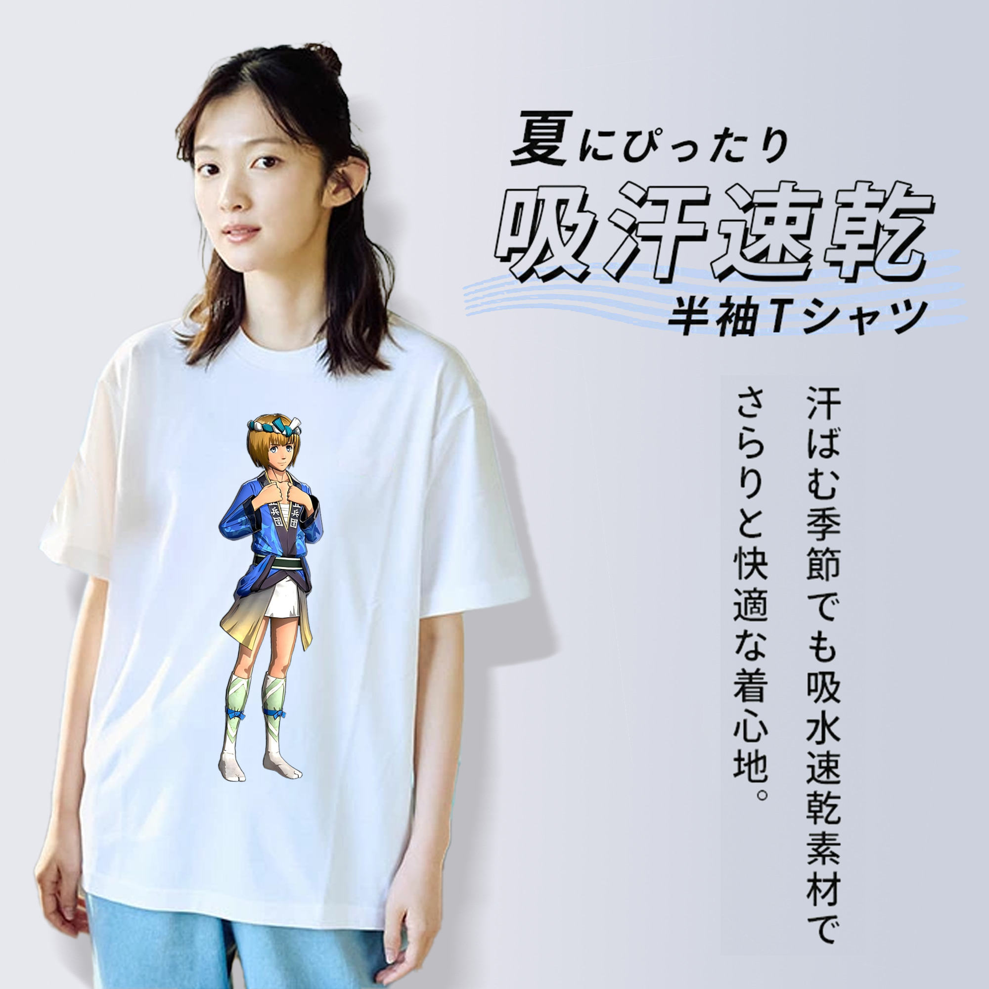 進撃の巨人 アルミン·アルレルト Attack on Titan Armin Arlert レディースカジュアルプリントTシャツ（綿100％）