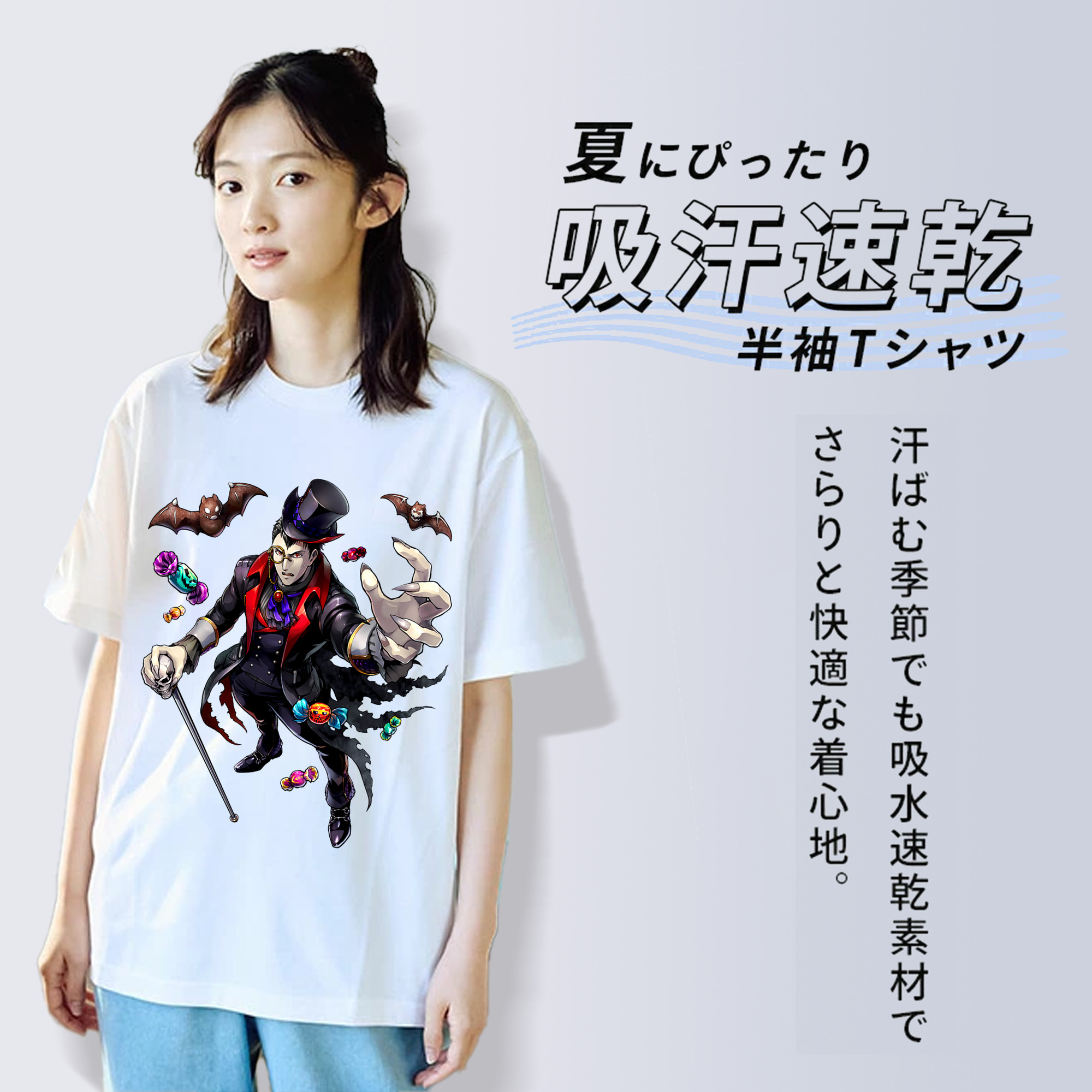 進撃の巨人 Attack on Titan レディースカジュアルプリントTシャツ（綿100％）