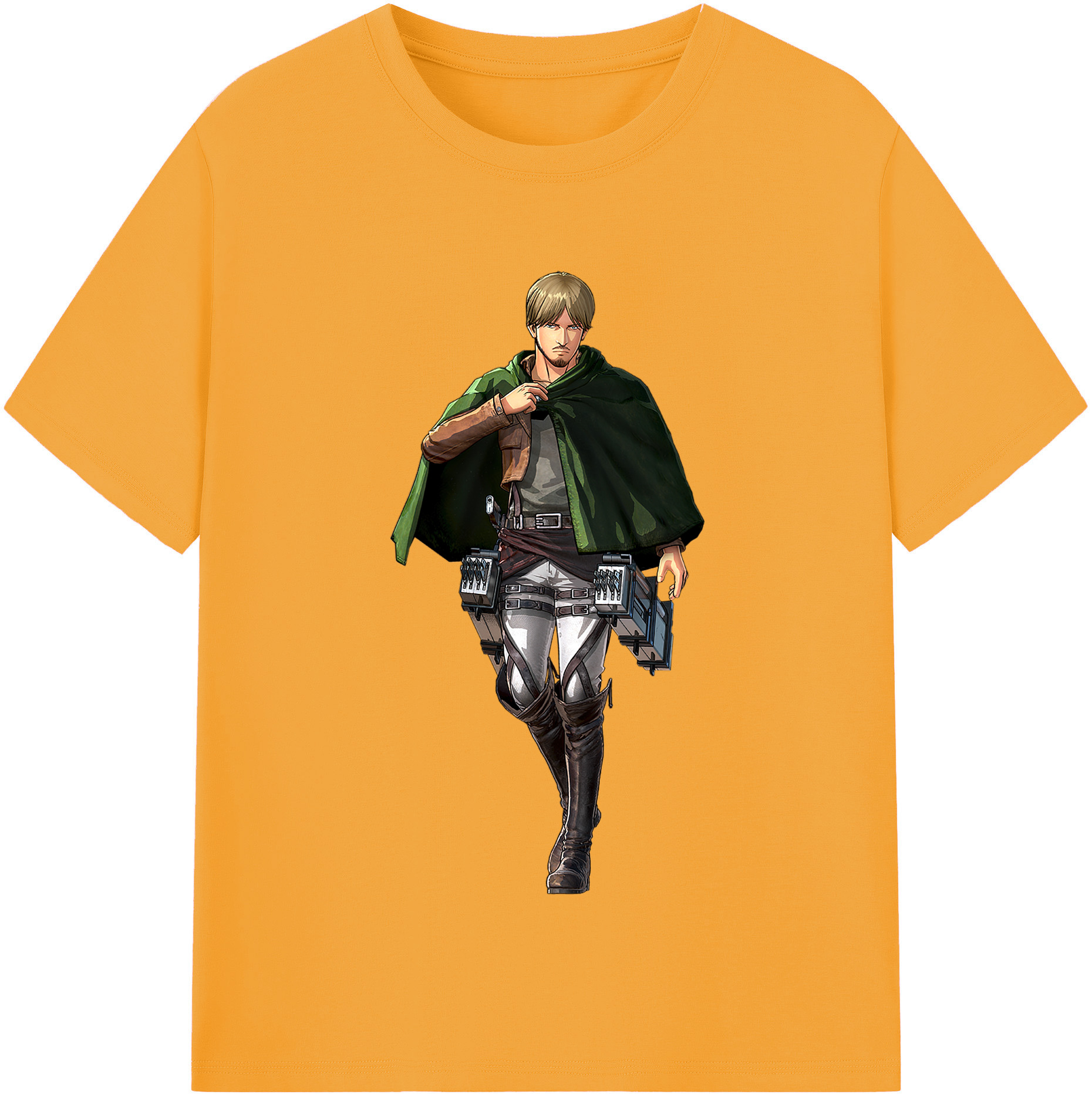 （画像用） 進撃の巨人 ミケ·ザカリアス Attack on Titan Mike Zakarius レディースカジュアルプリントTシャツ（綿100％）