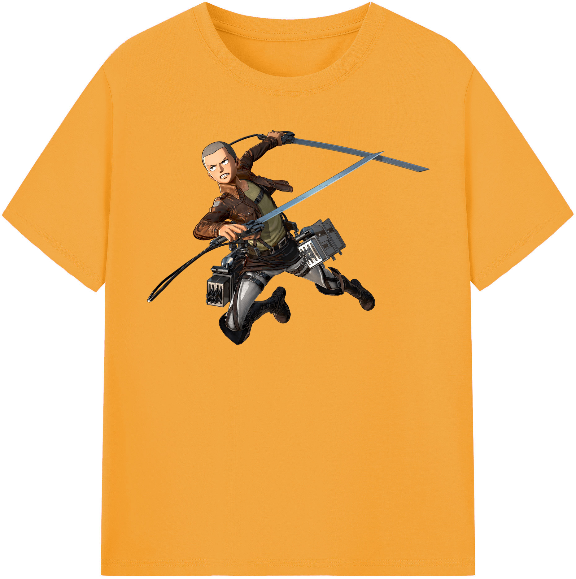 （画像用） 進撃の巨人 コニー·スプリンガー Attack on Titan Connie Springer レディースカジュアルプリントTシャツ（綿100％）